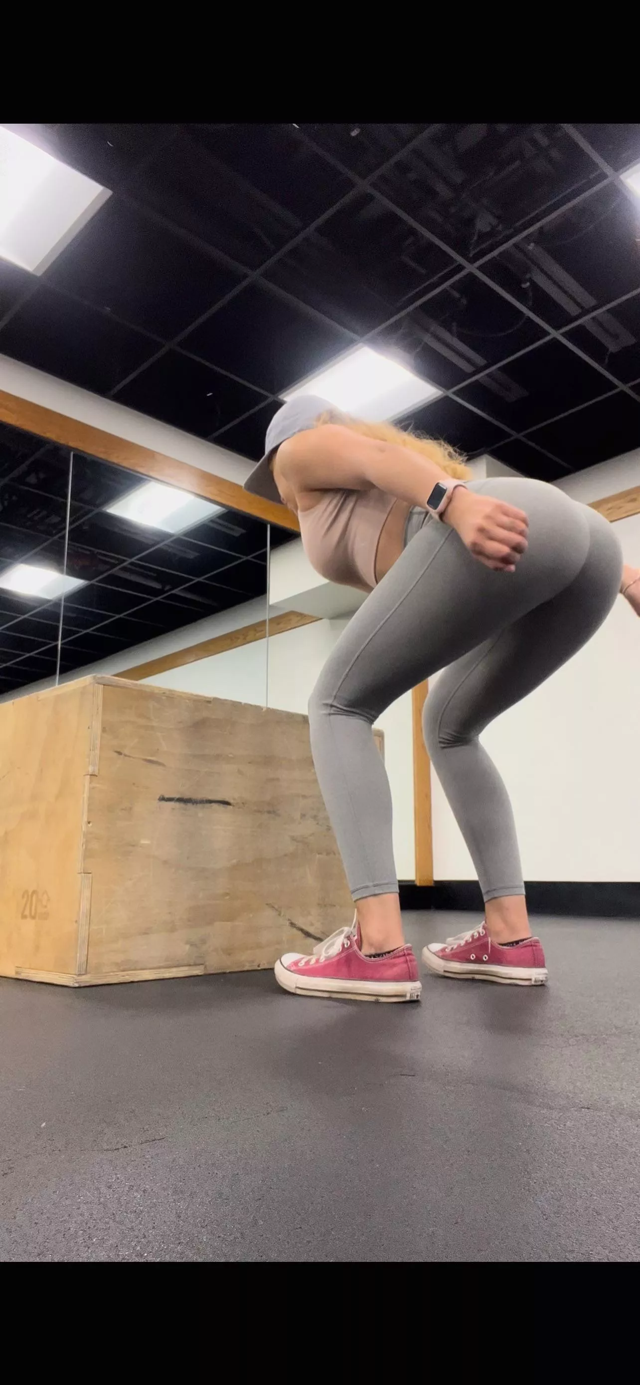 I def didn’t fall attempting these box jumps [f]