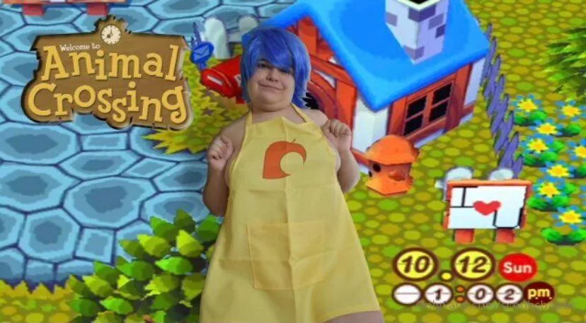 I dressed up as an Animal Crossing villager :)