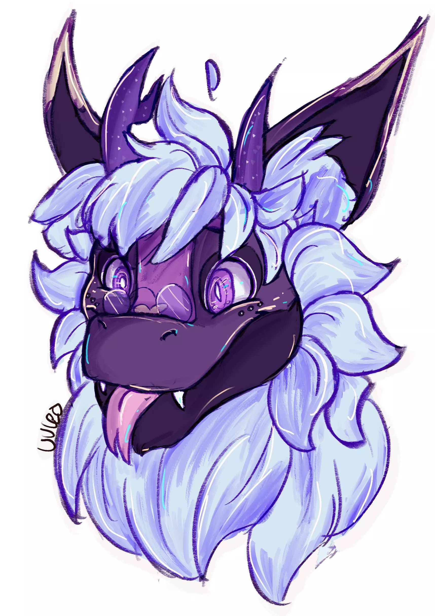 I drew my Nardoragon! ðŸ’œ