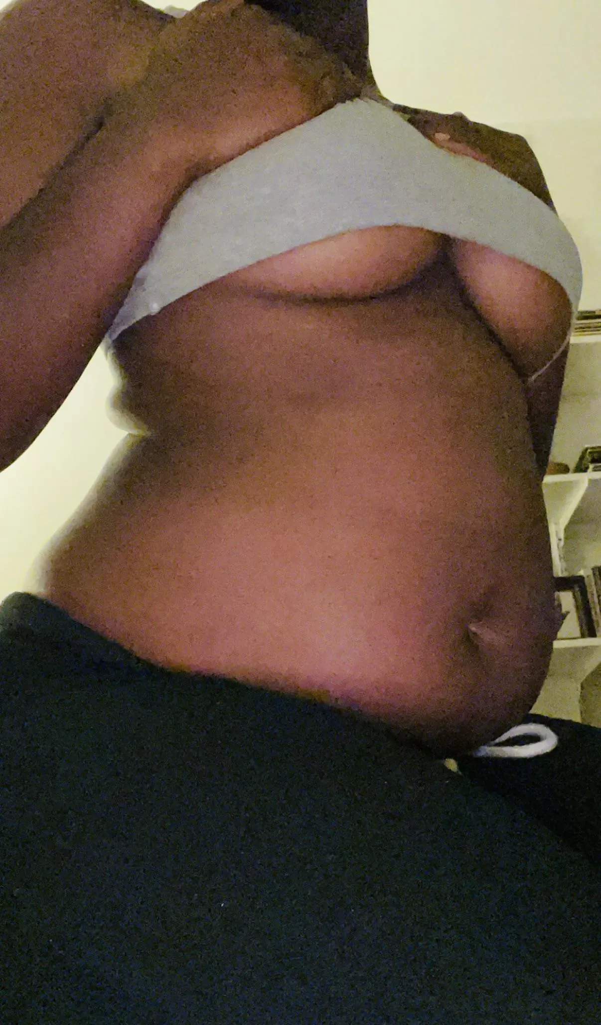 I feel myself getting bigger by the day. Even my tits are getting bigger. I can’t wait to be a fat busty woman!