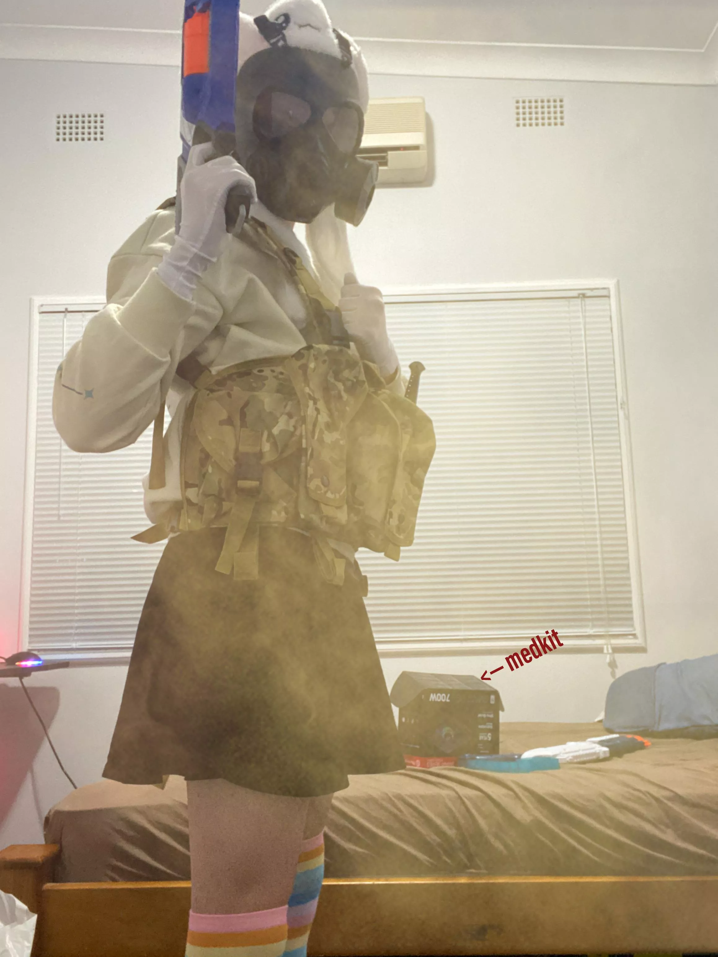 I find it fun pretending to be a femboy combat medic