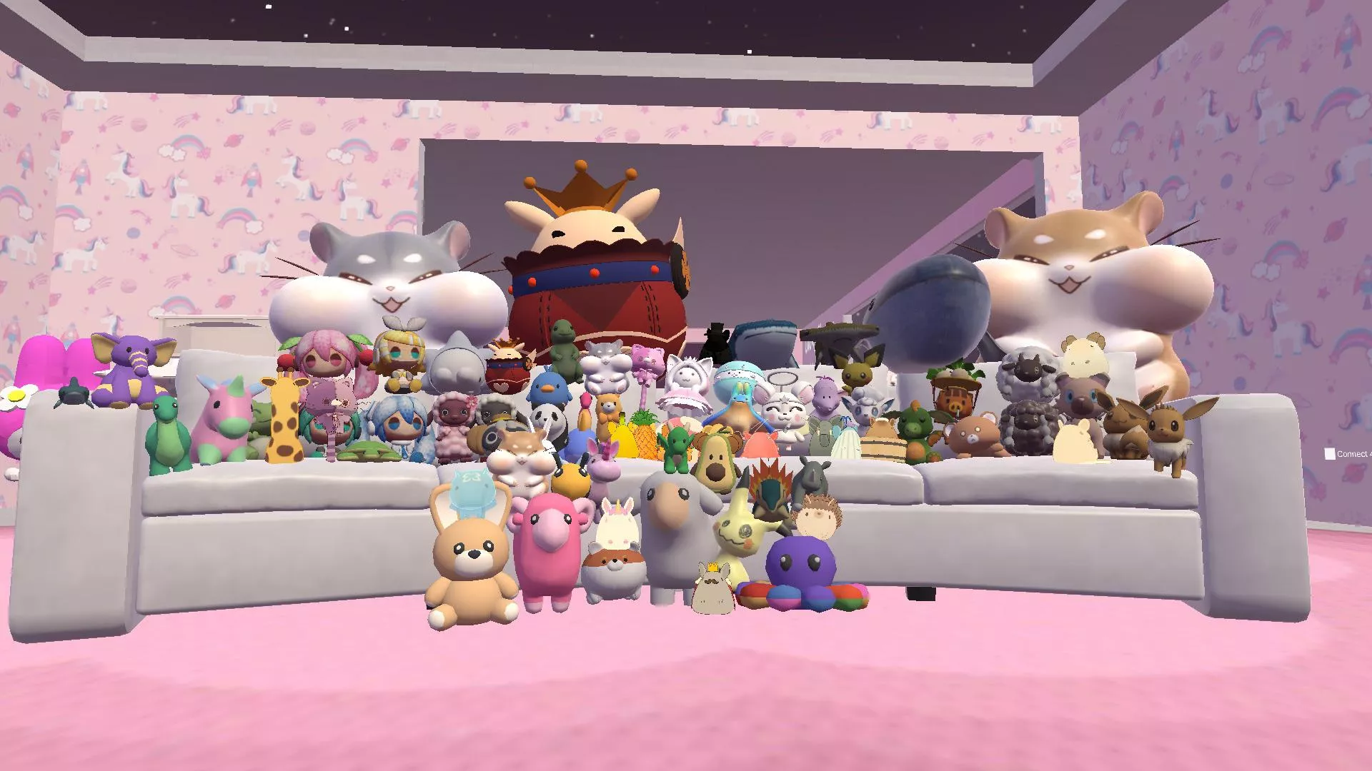 I gathered all the stuffies to make a family photo in Lucky Charms hehe.