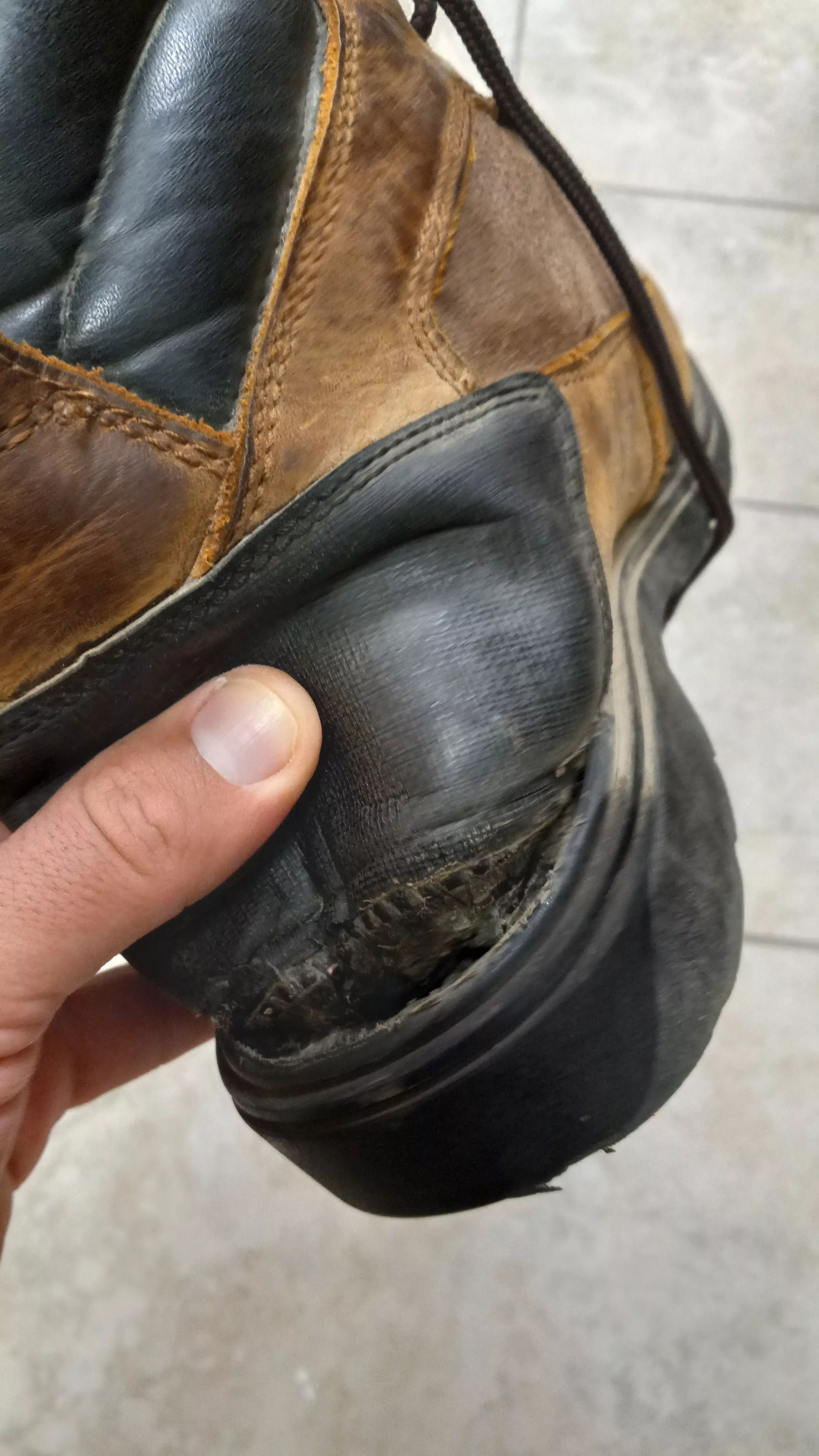 I have a bad habit of kicking my boots off with my other foot. Anyone know the best way to fix this myself?