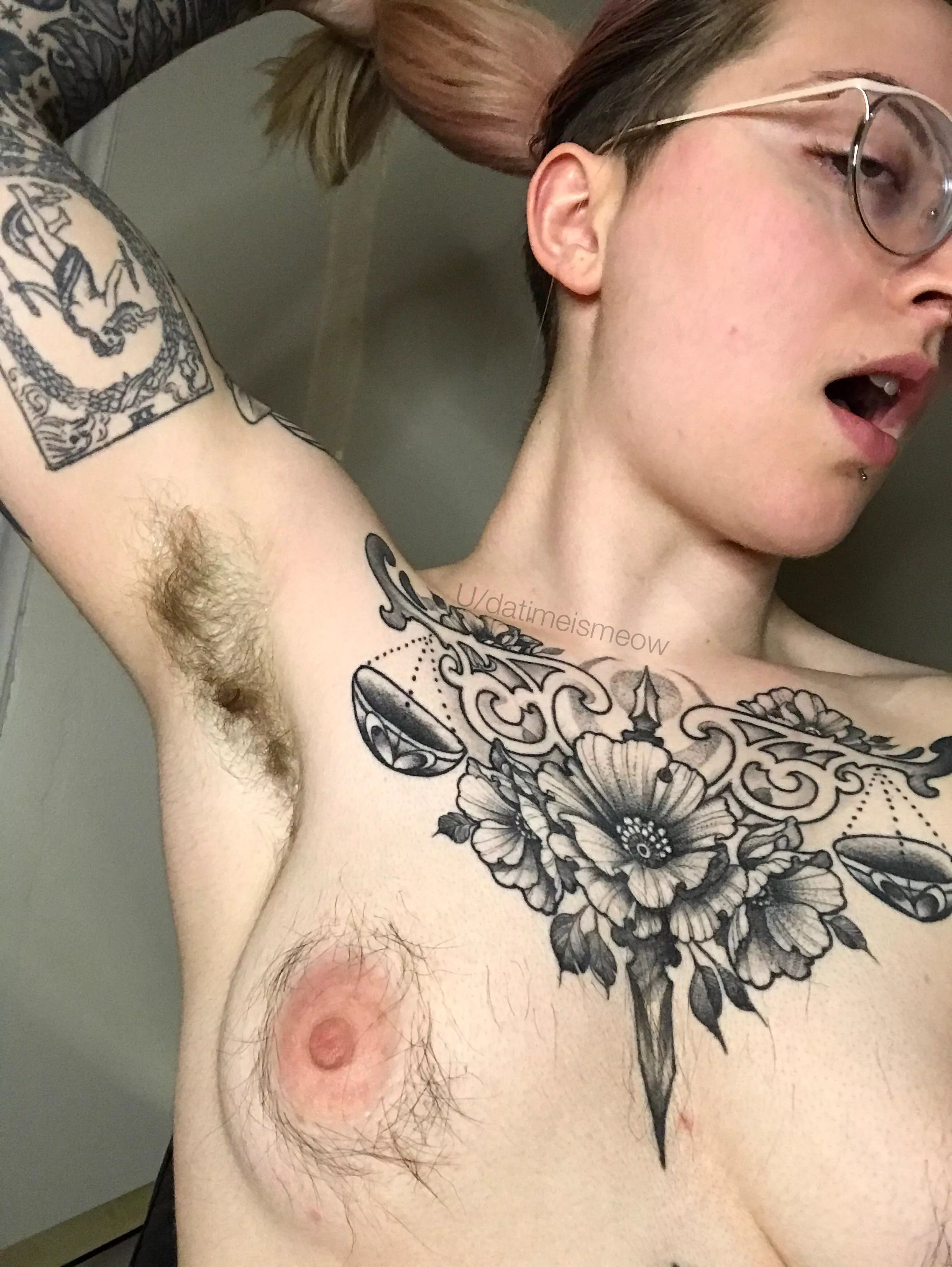 I hope you like my fuzzy pits