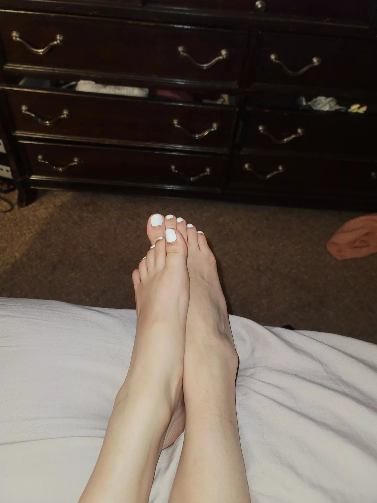 I just got a pedicure :>