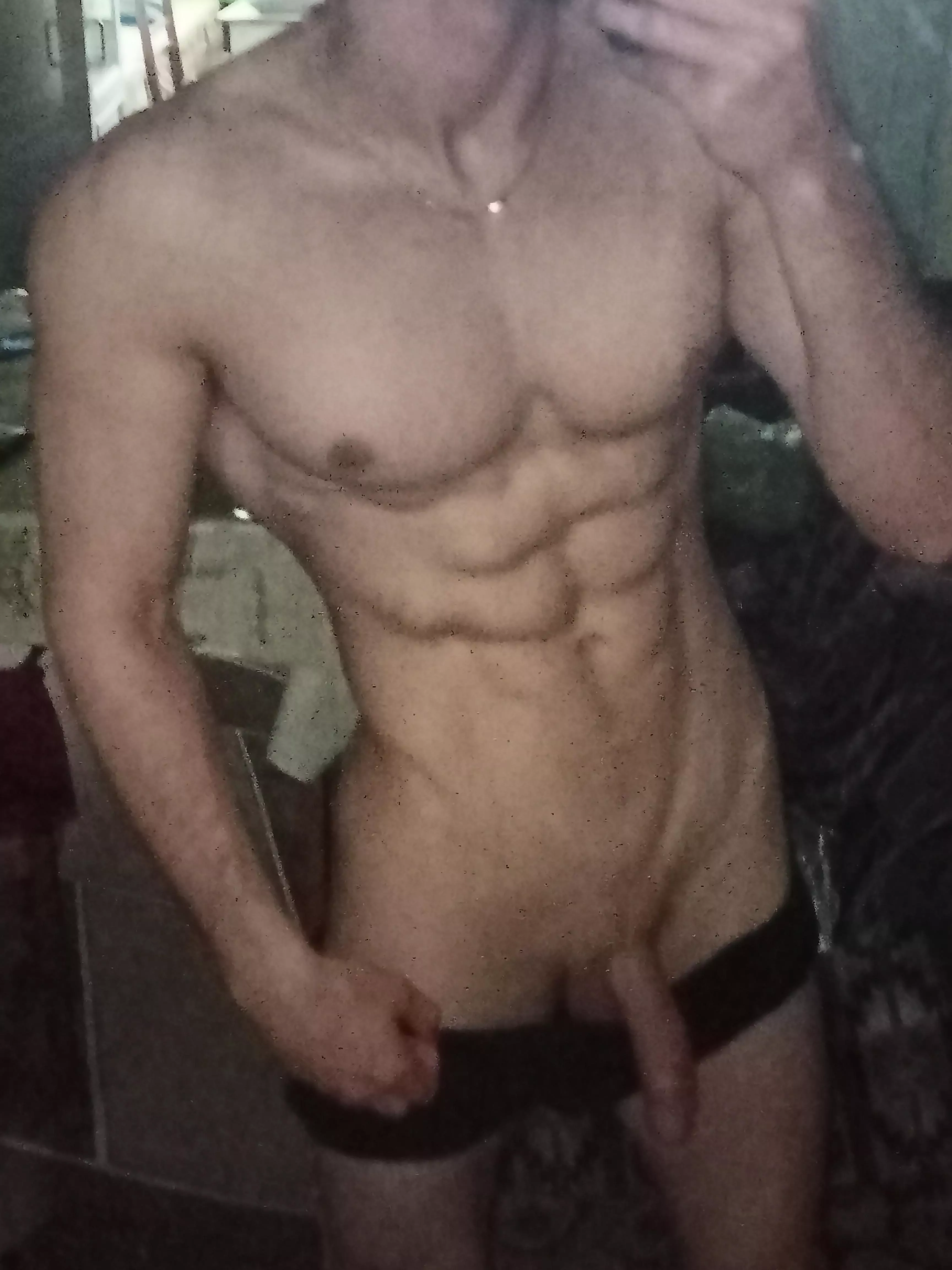 I just woke up after a hard workout (m)