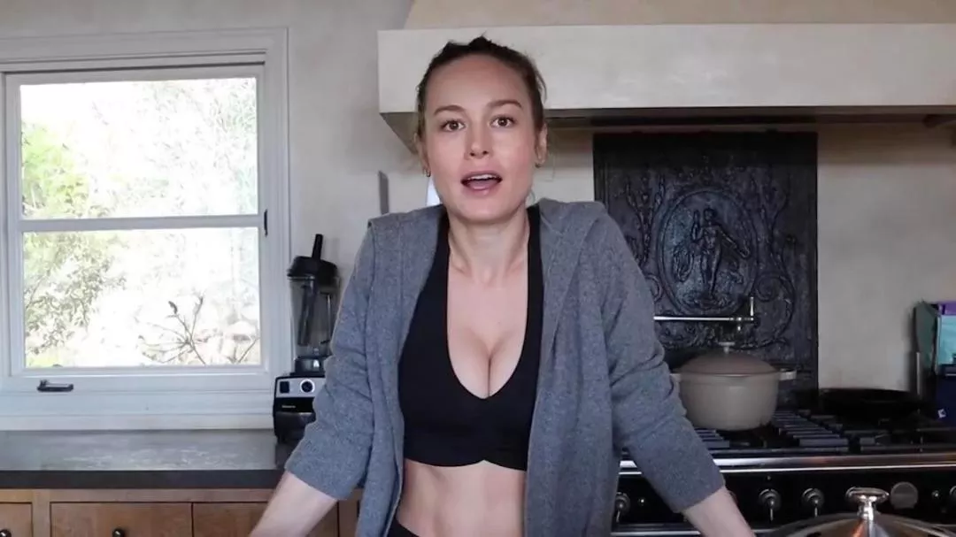 I literally cannot be soft while looking at Brie Larson and her tits