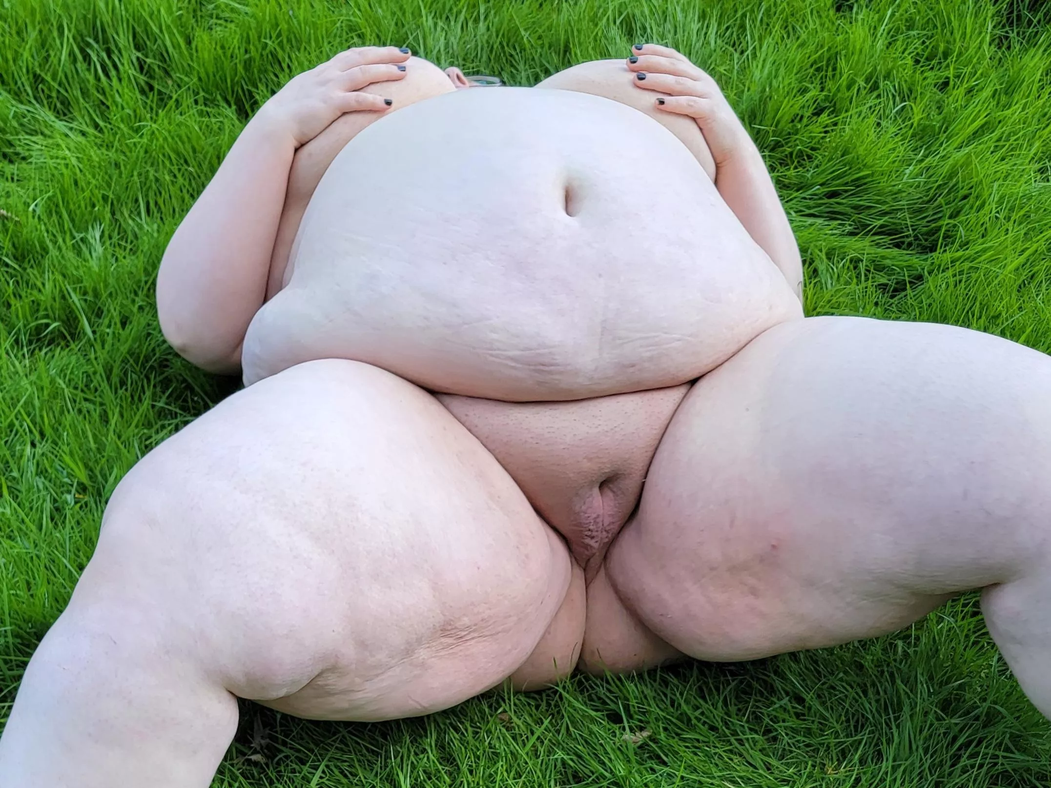 I love laying naked in the grass