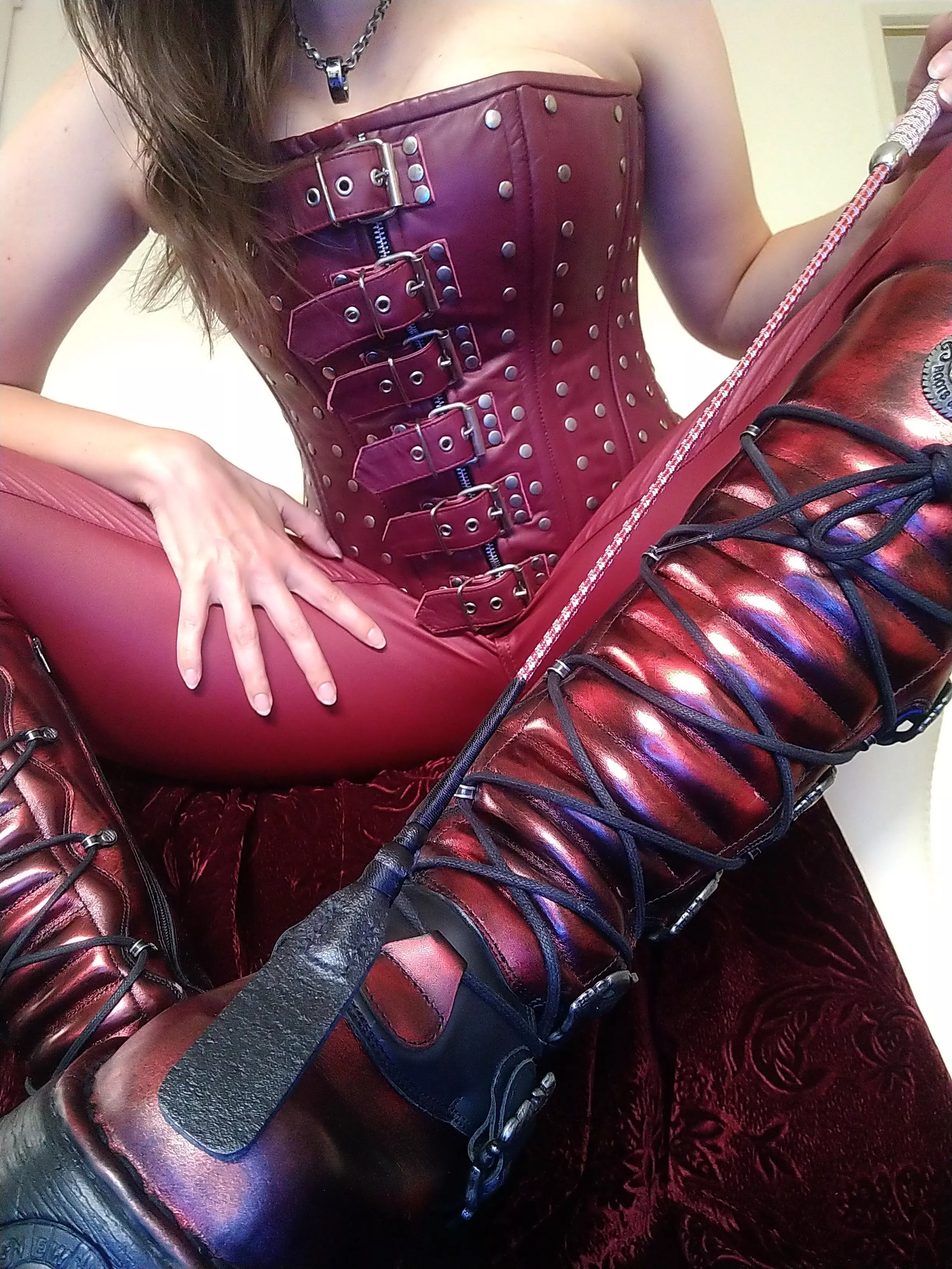 I love my boots cleaned with a very eager tongue. Is your tongue eager enough?