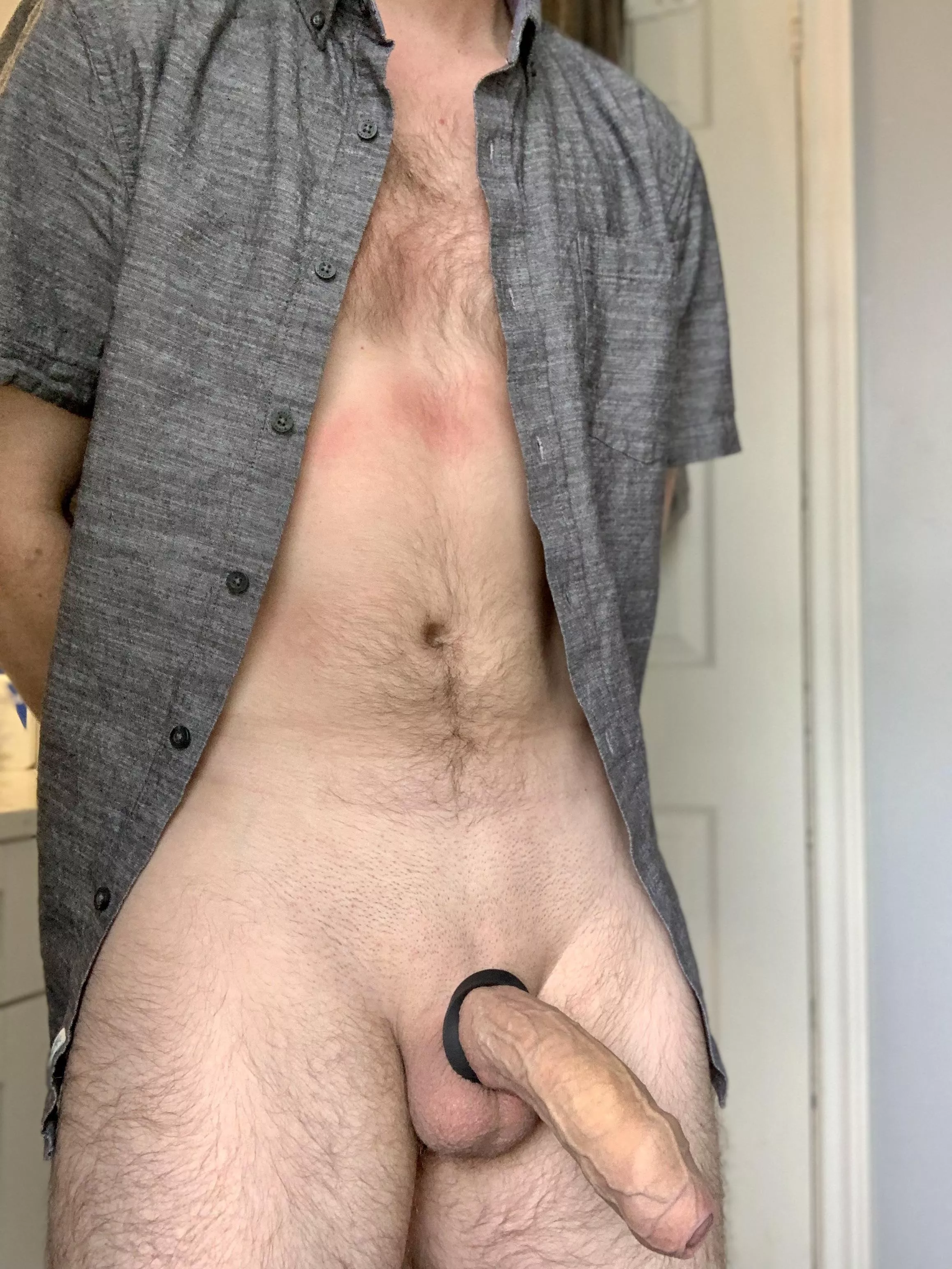 I love the way this ring enhances my fat cock