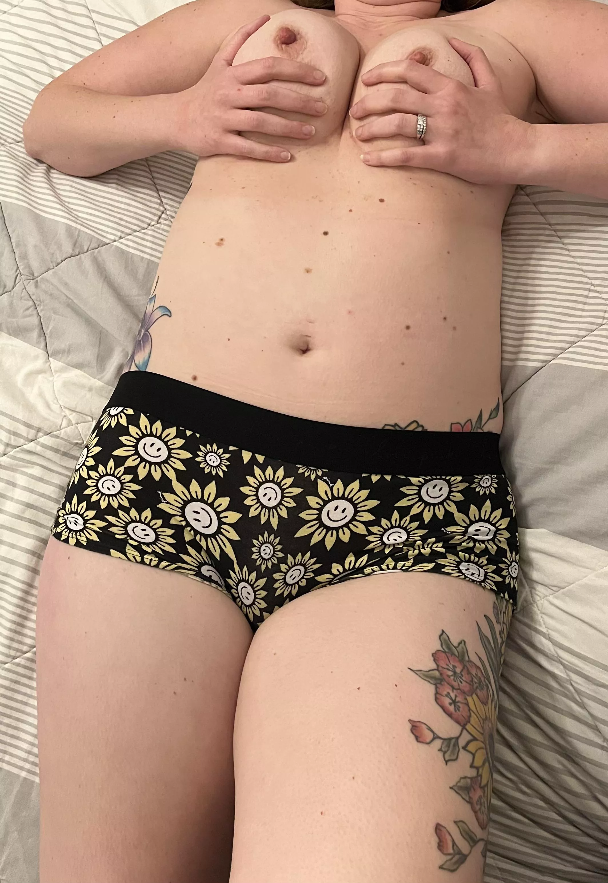 I love these panties so much. Matching my tattoo.