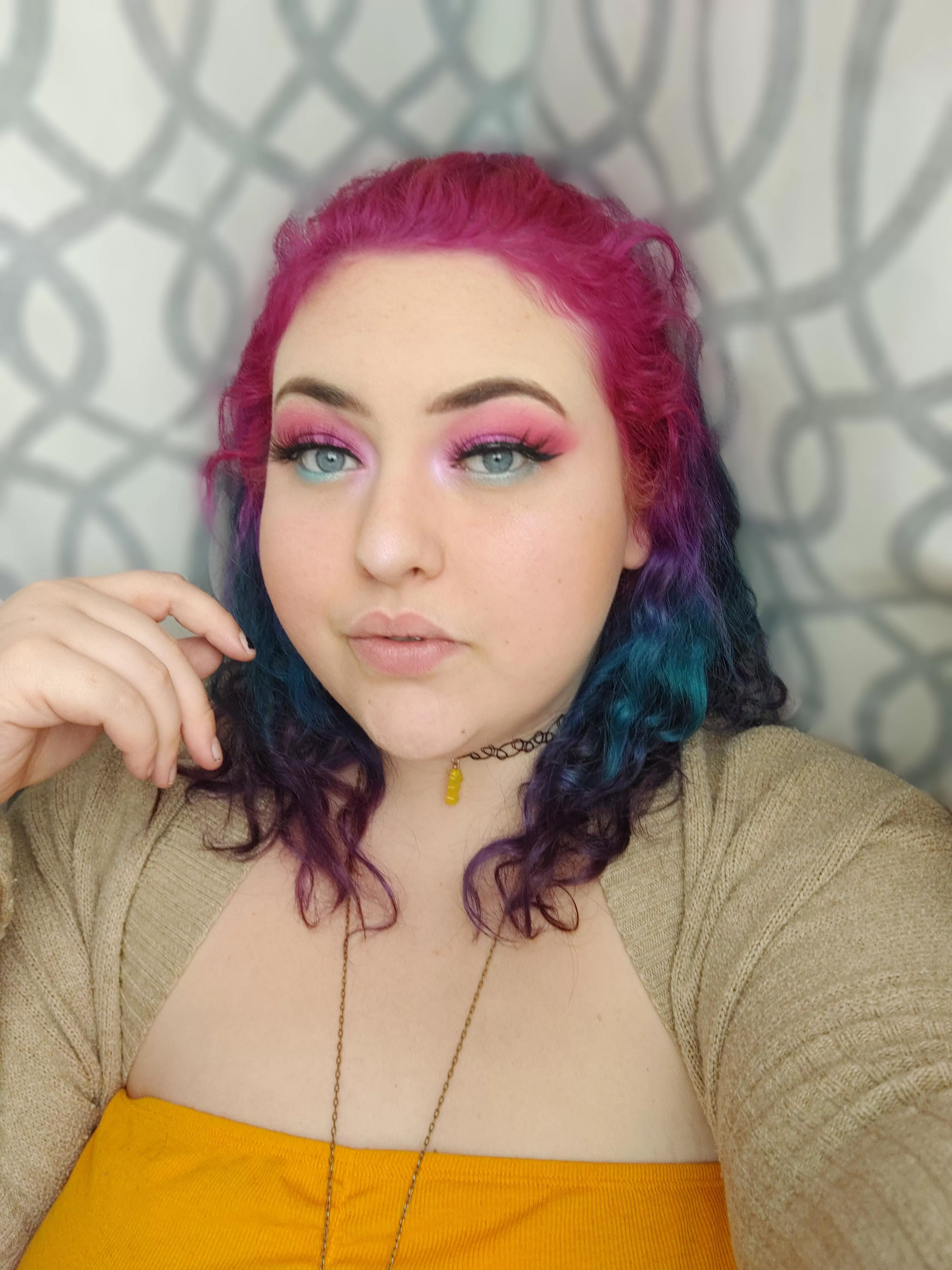 I love to match my makeup to my hair