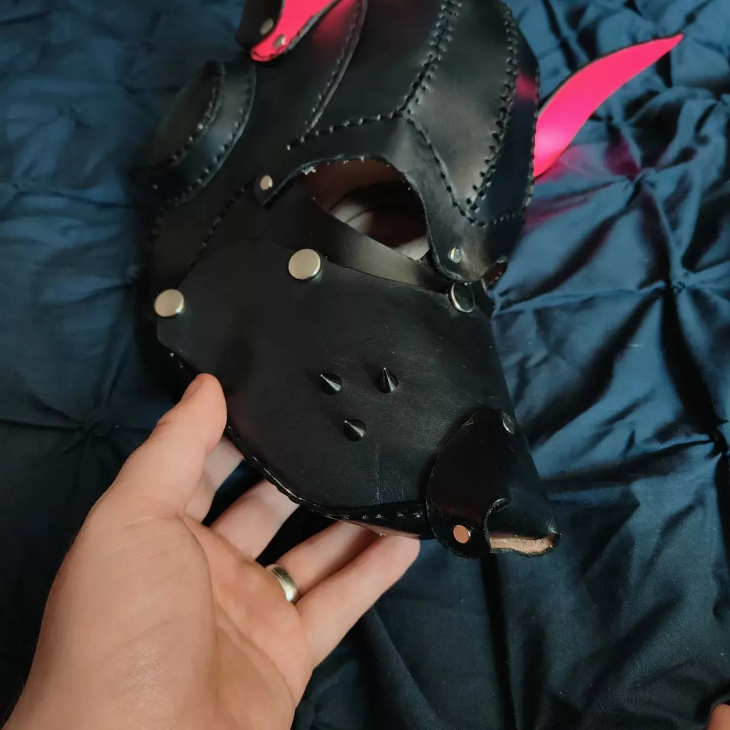 I made a pup hood