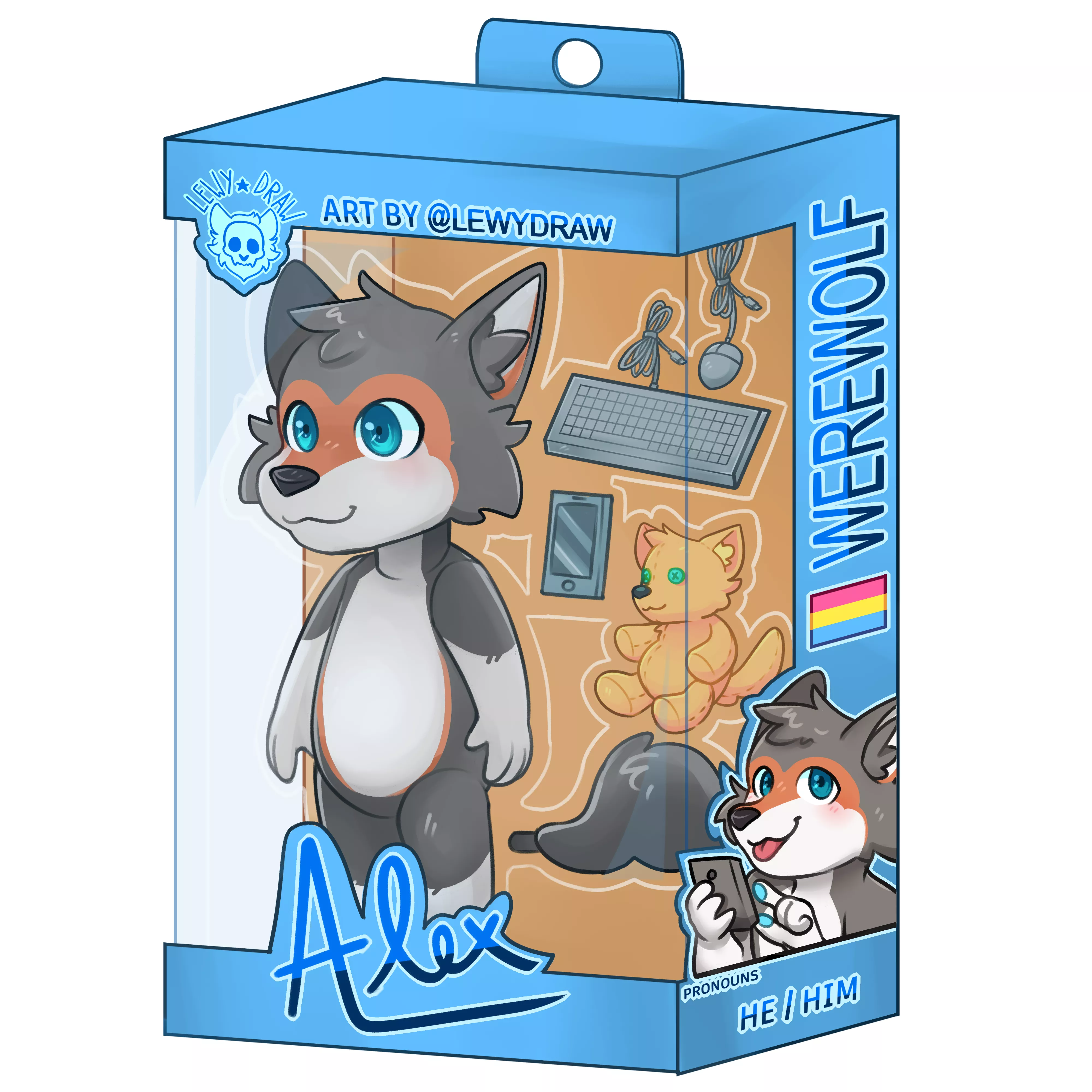 I made another one of my Action Figure YCHs!!