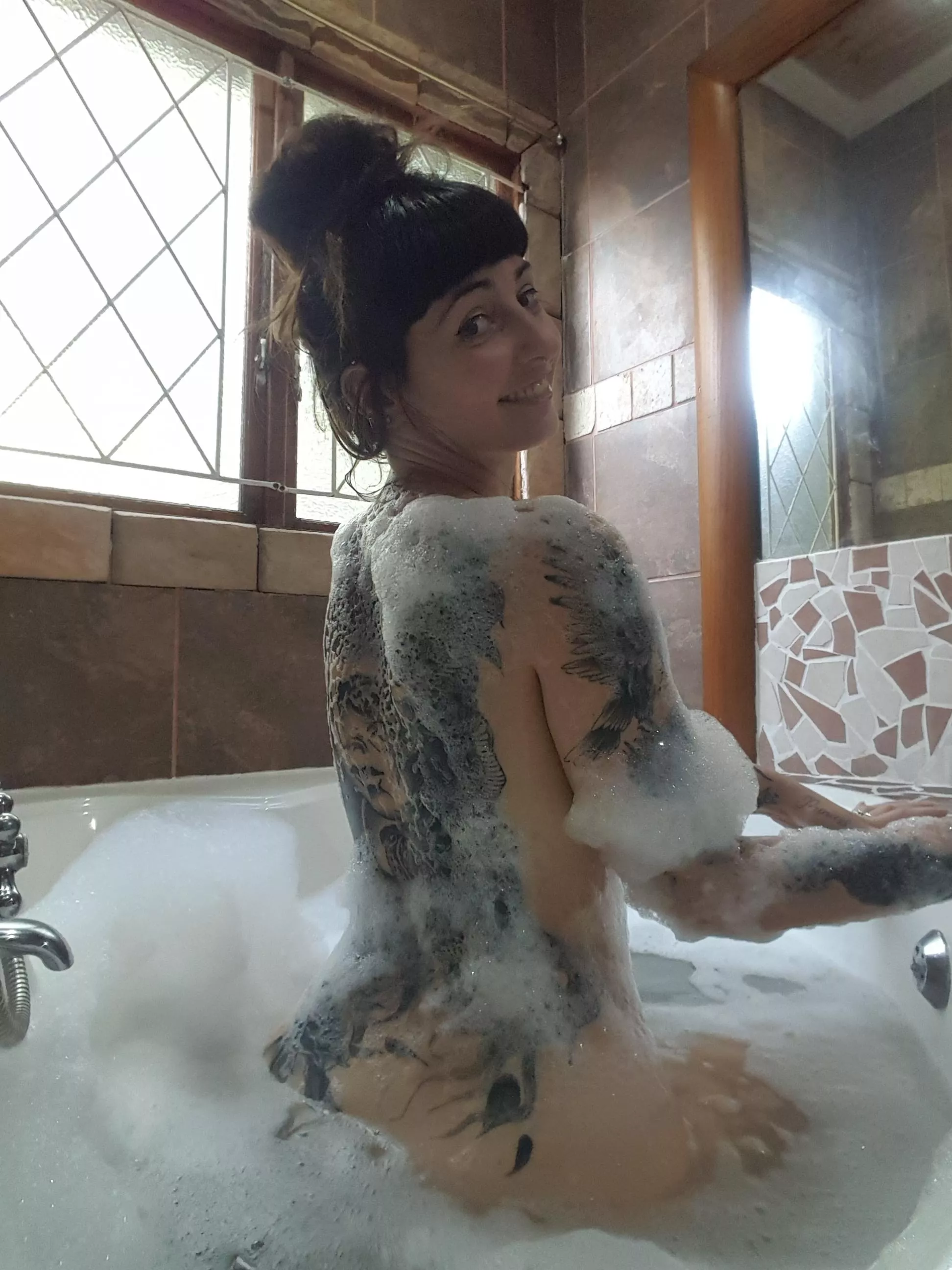 I need you to cum and pop some bubbles