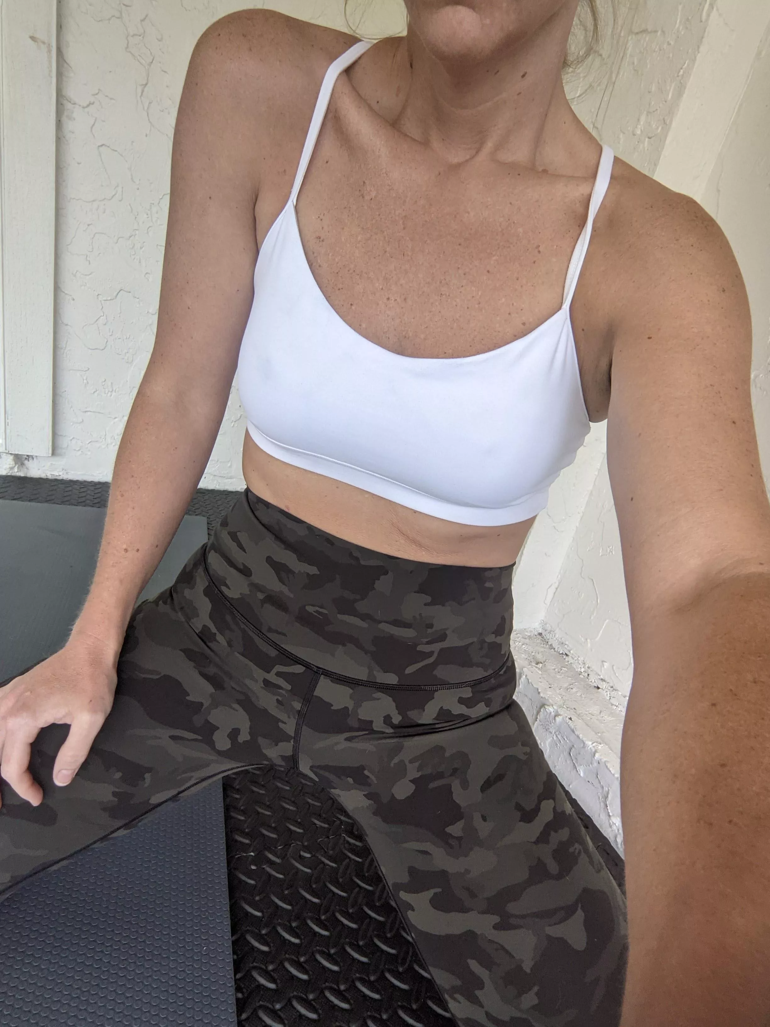 I put these camo yogapants on for hubs, and his friend had them off of me within the hour! Am I a slut?