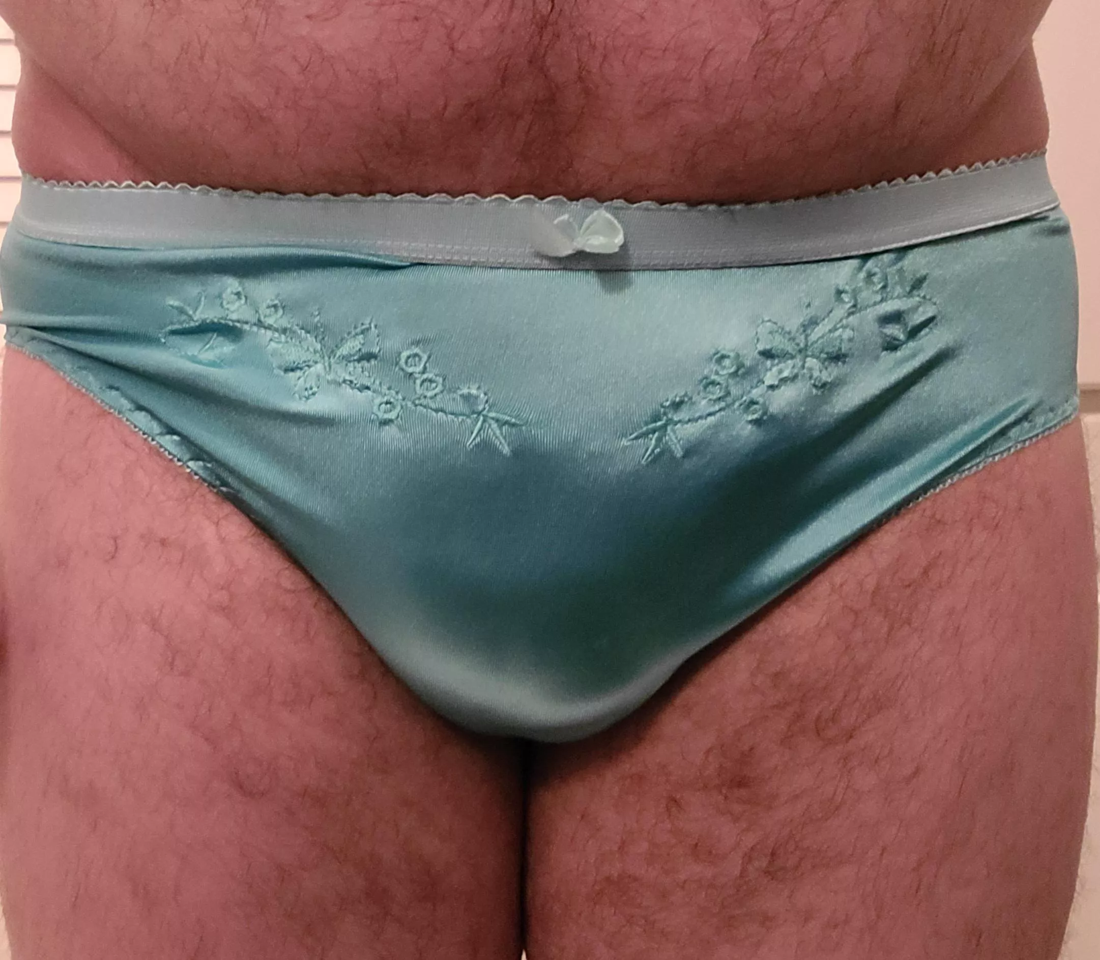 I realized this morning I hate the way I look. the panties are great, but me, I'm fat. I'm gonna change this. I want to make my panties look good.