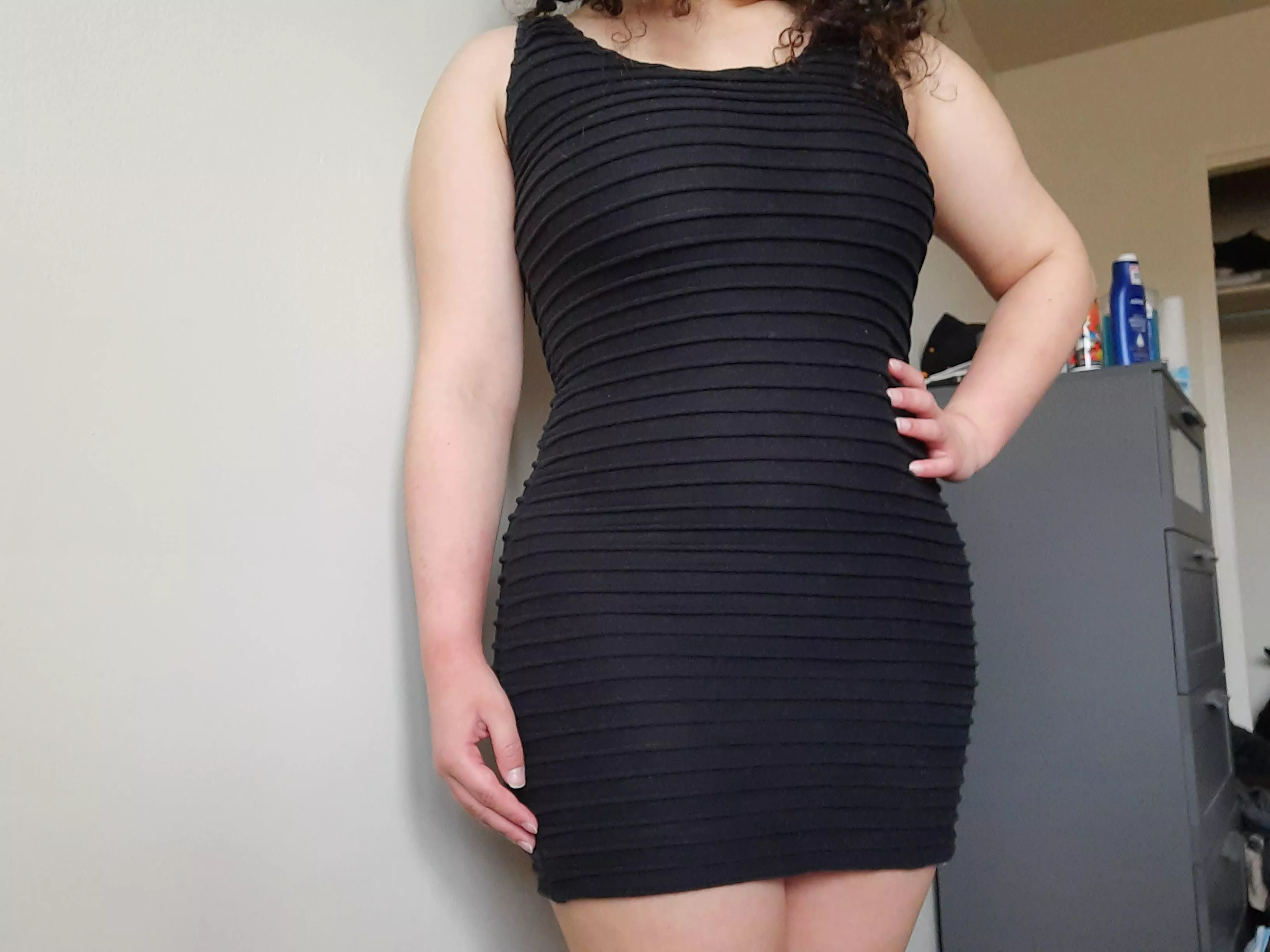 I really love the way this dress fits my form