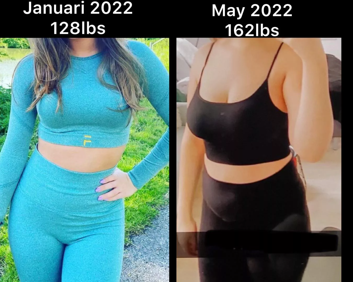 I think all the pounds went to my boobs?