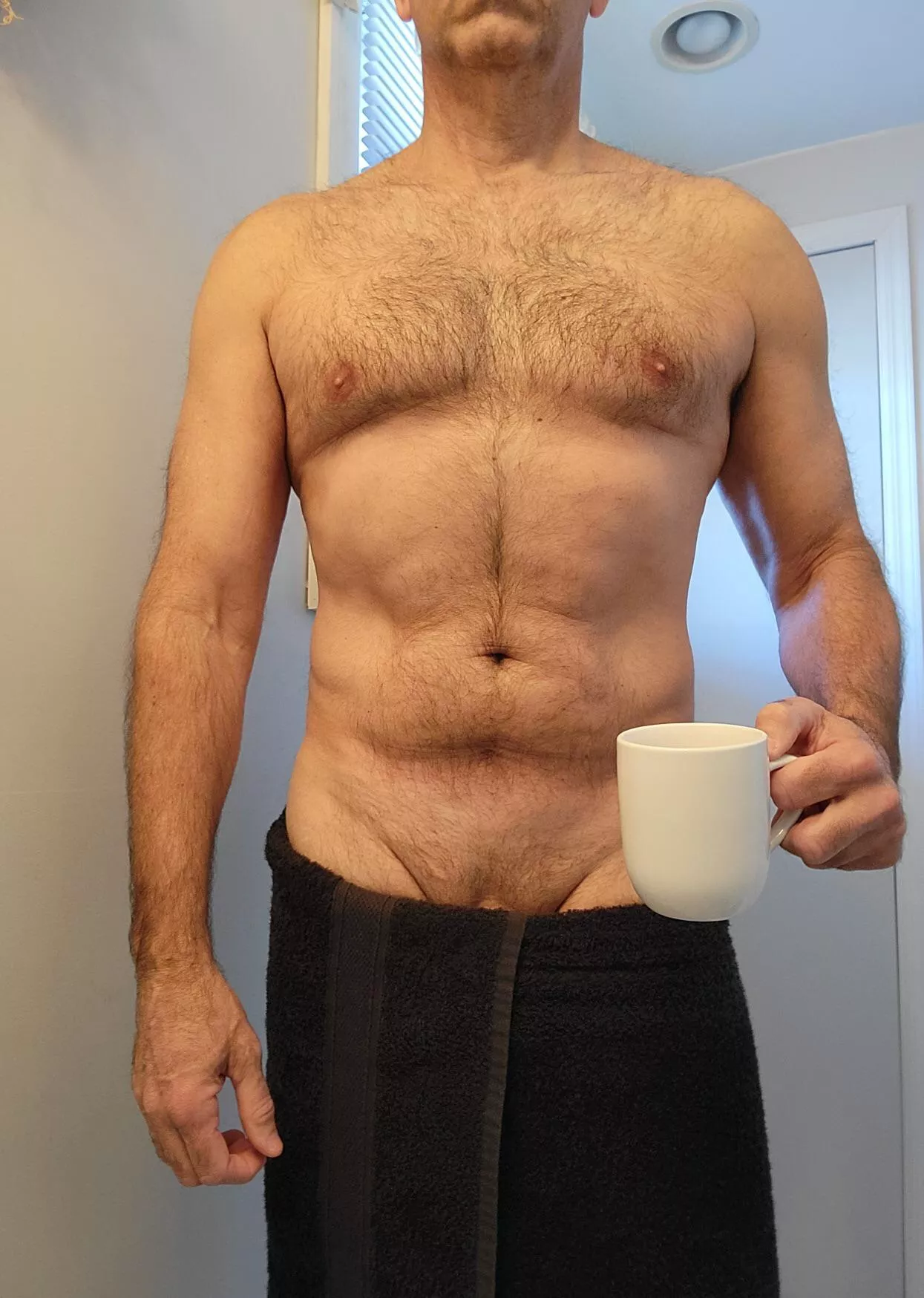 I think you should join me for coffee and a shower [m]