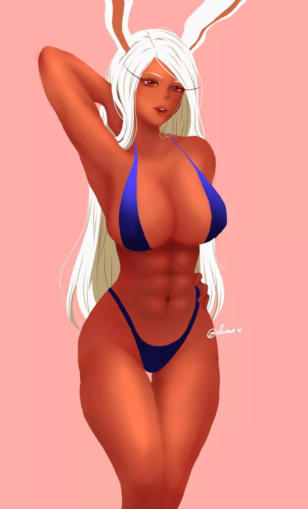 I used miruko as a model to practice rendering (Â´ . .Ì« . `) (Art by me @clxnwo)