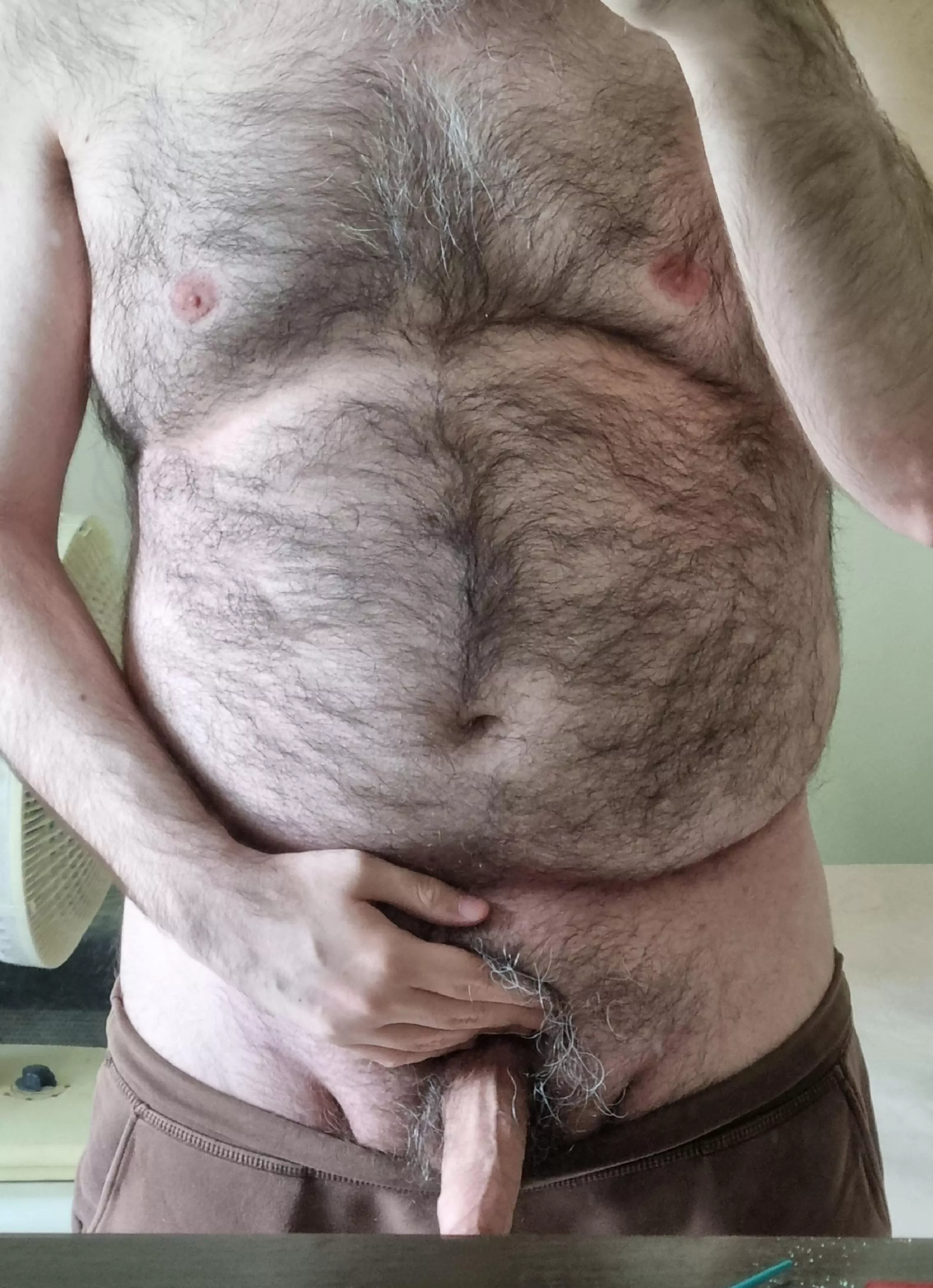 I want to feel your hands on my hairy body