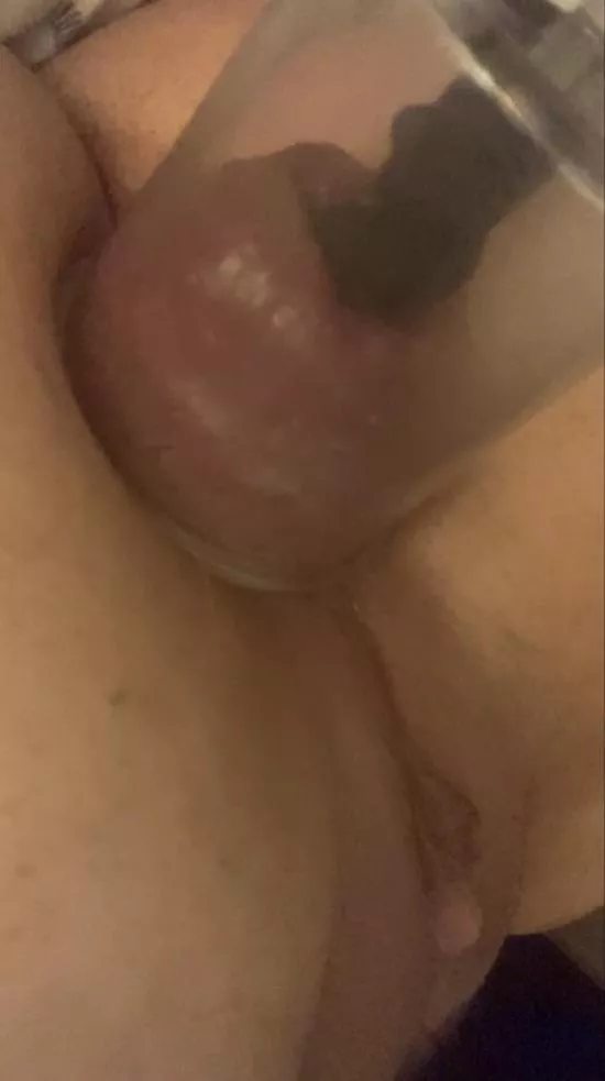 I was told to keep pumping my nasty baboon butthole until it fills the tube ❤️