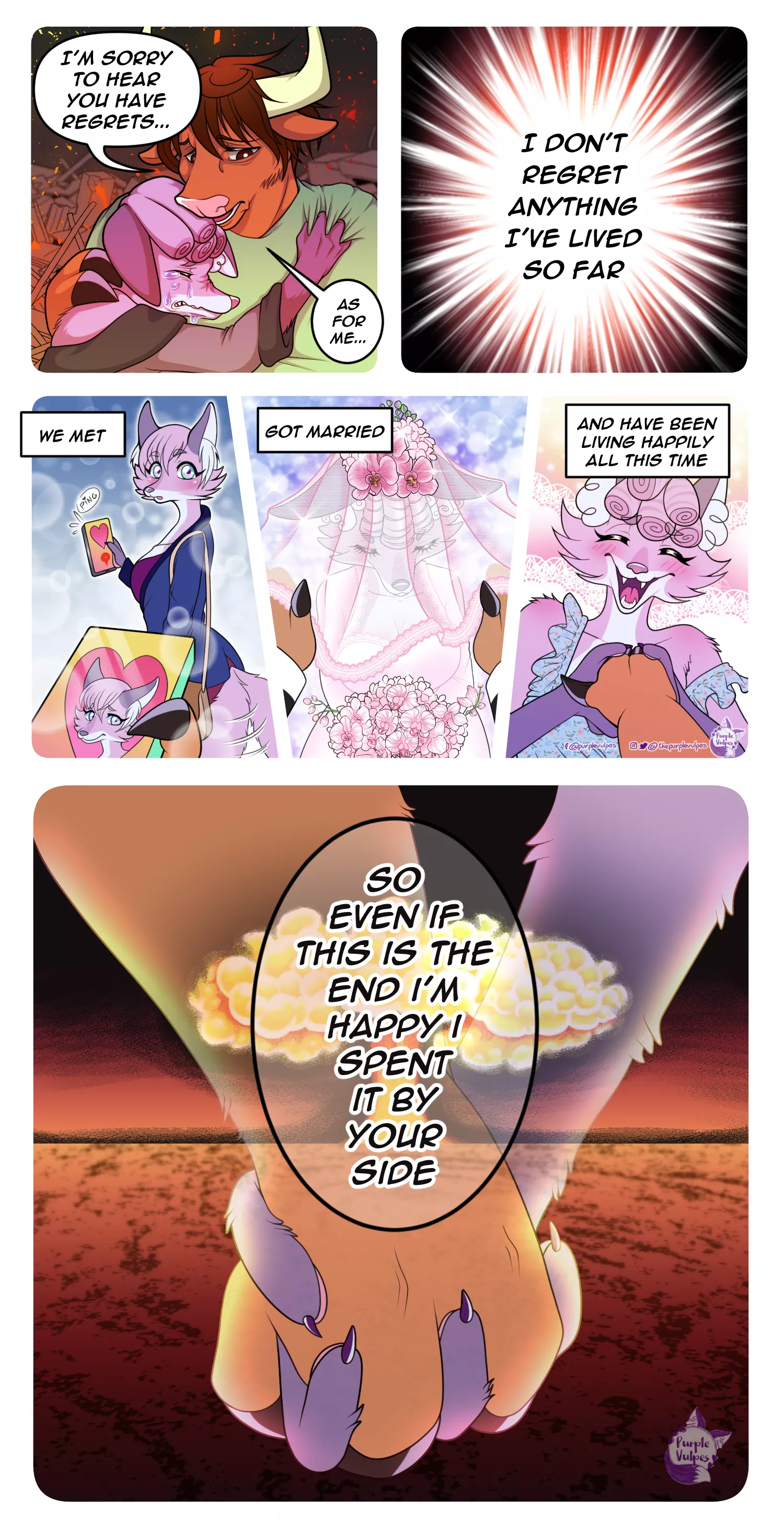 If the world ends tomorrow (comic by me PurpleVulpes, part 2 & 3/3)