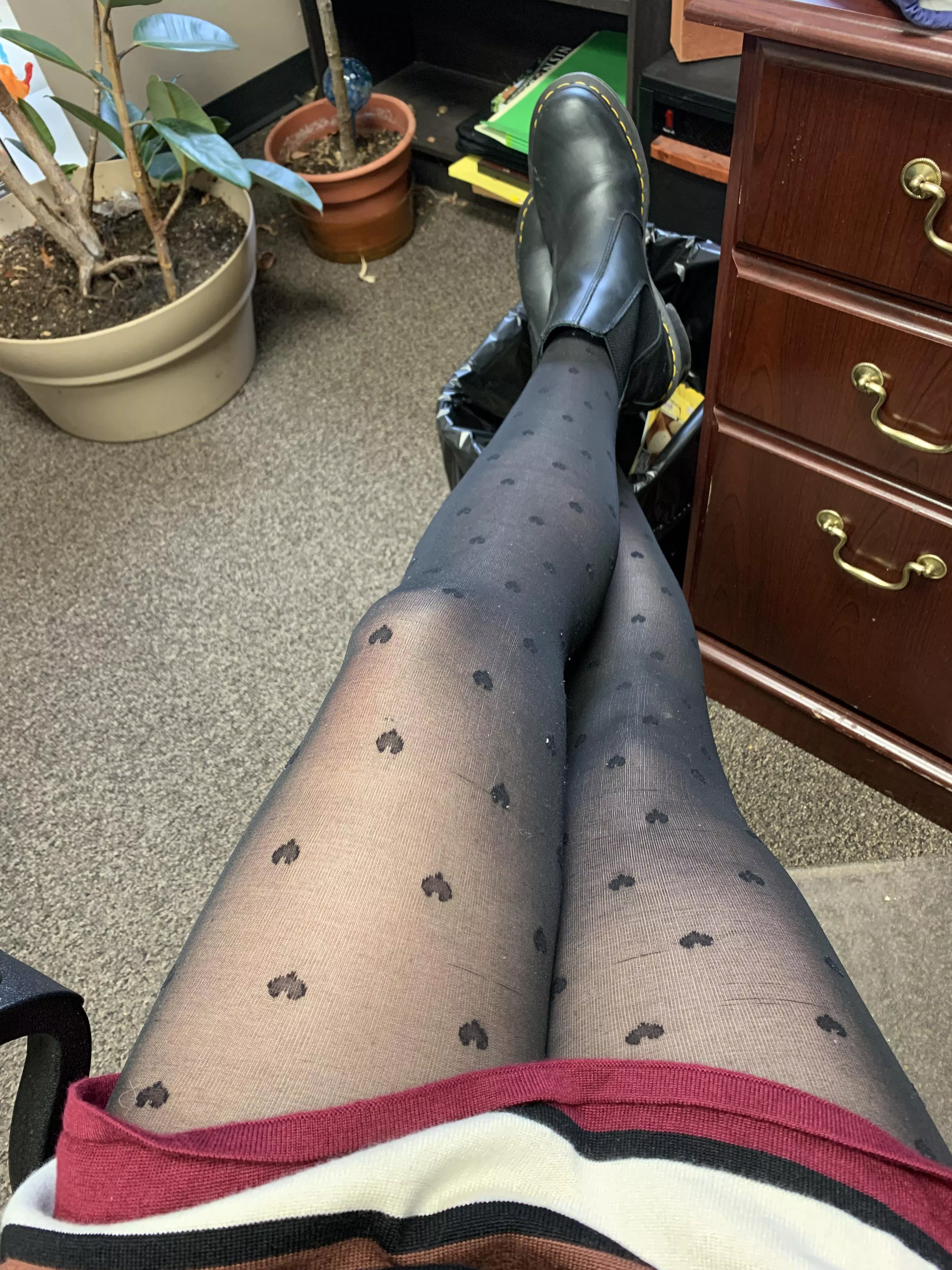 If we worked in the same office, I bet youâ€™d invent all sorts of reasons to come talk to me. Maybe youâ€™d try to conversationally touch my leg. And you know what? Iâ€™d let you.