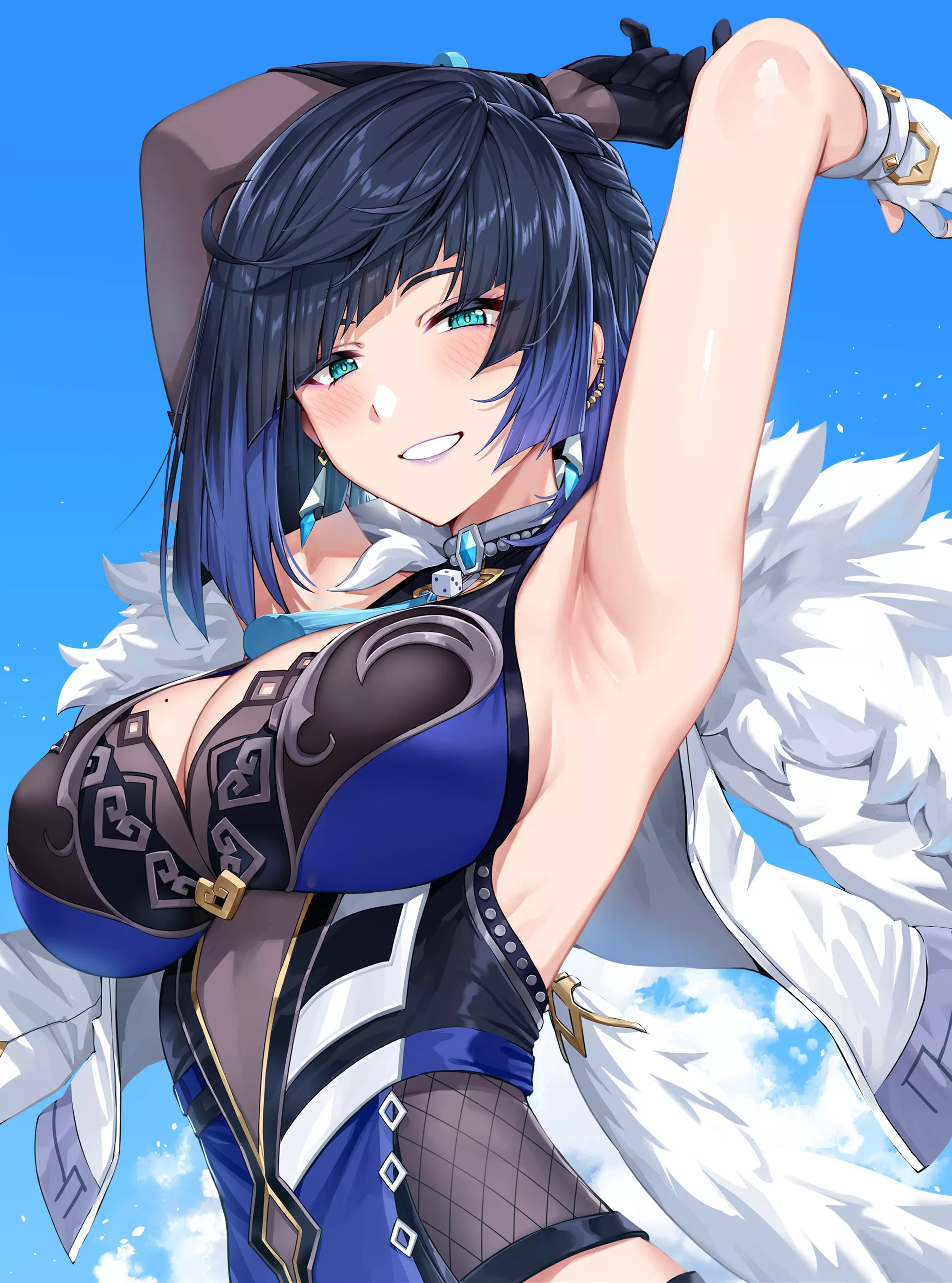 I'll never get tired of her armpits 🤤 (Yelan) [Genshin Impact]