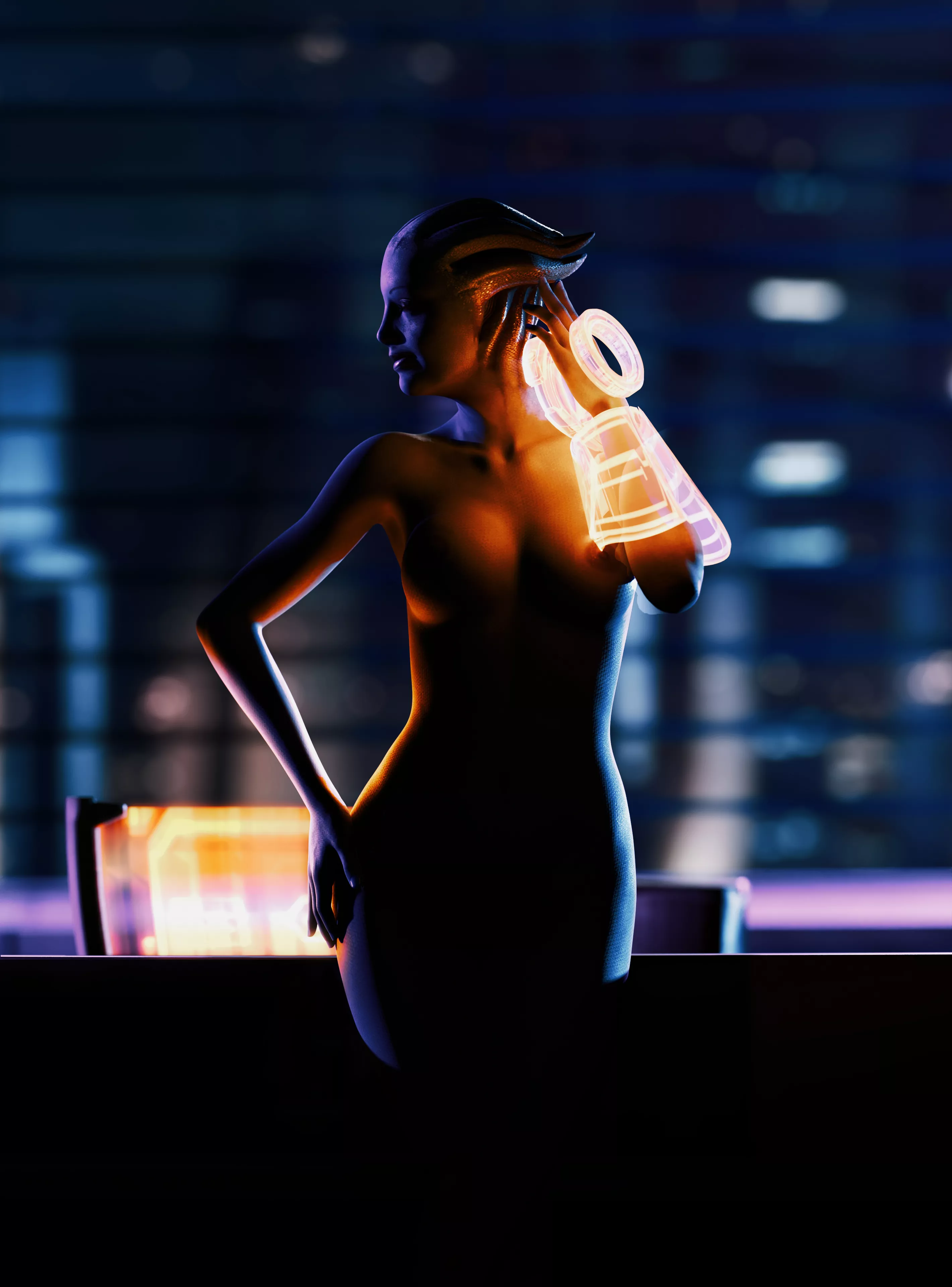 «Illum Silhouette» [Liara] (by me, Makverus)