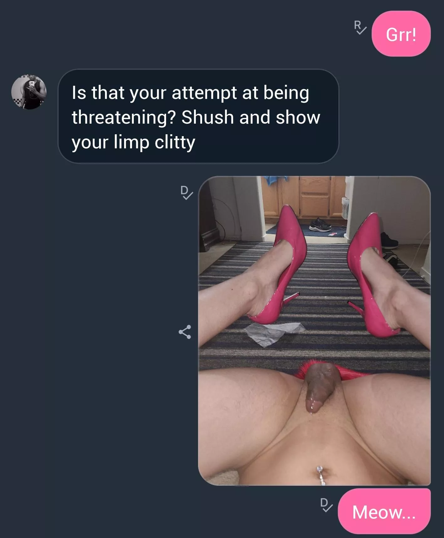 I'm a brat who always exposed my clitty kik Astylishkitty