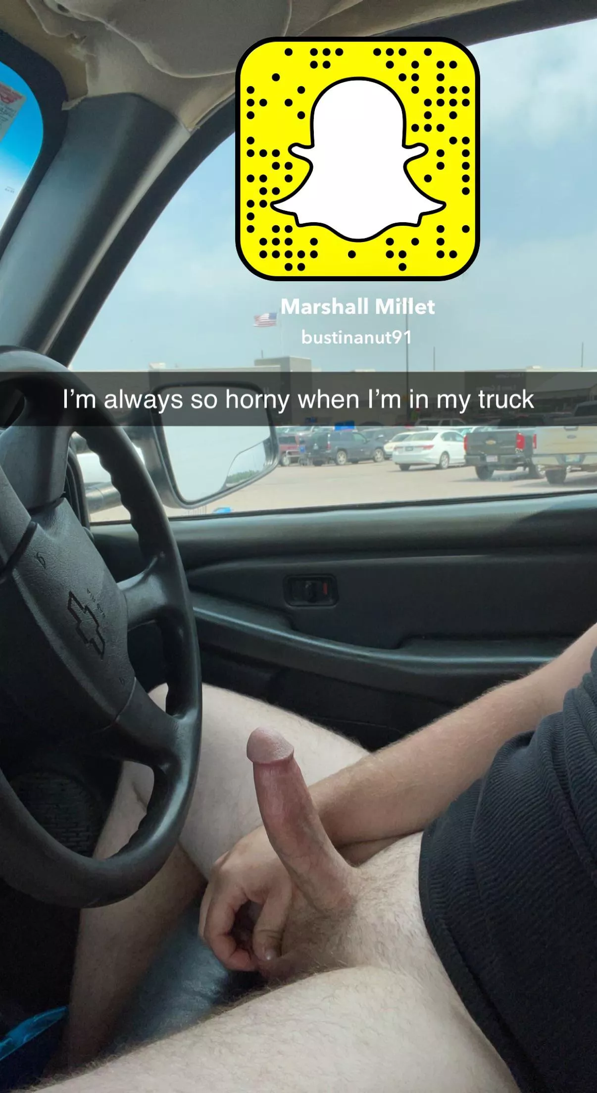 I’m always horny when I’m in my truck