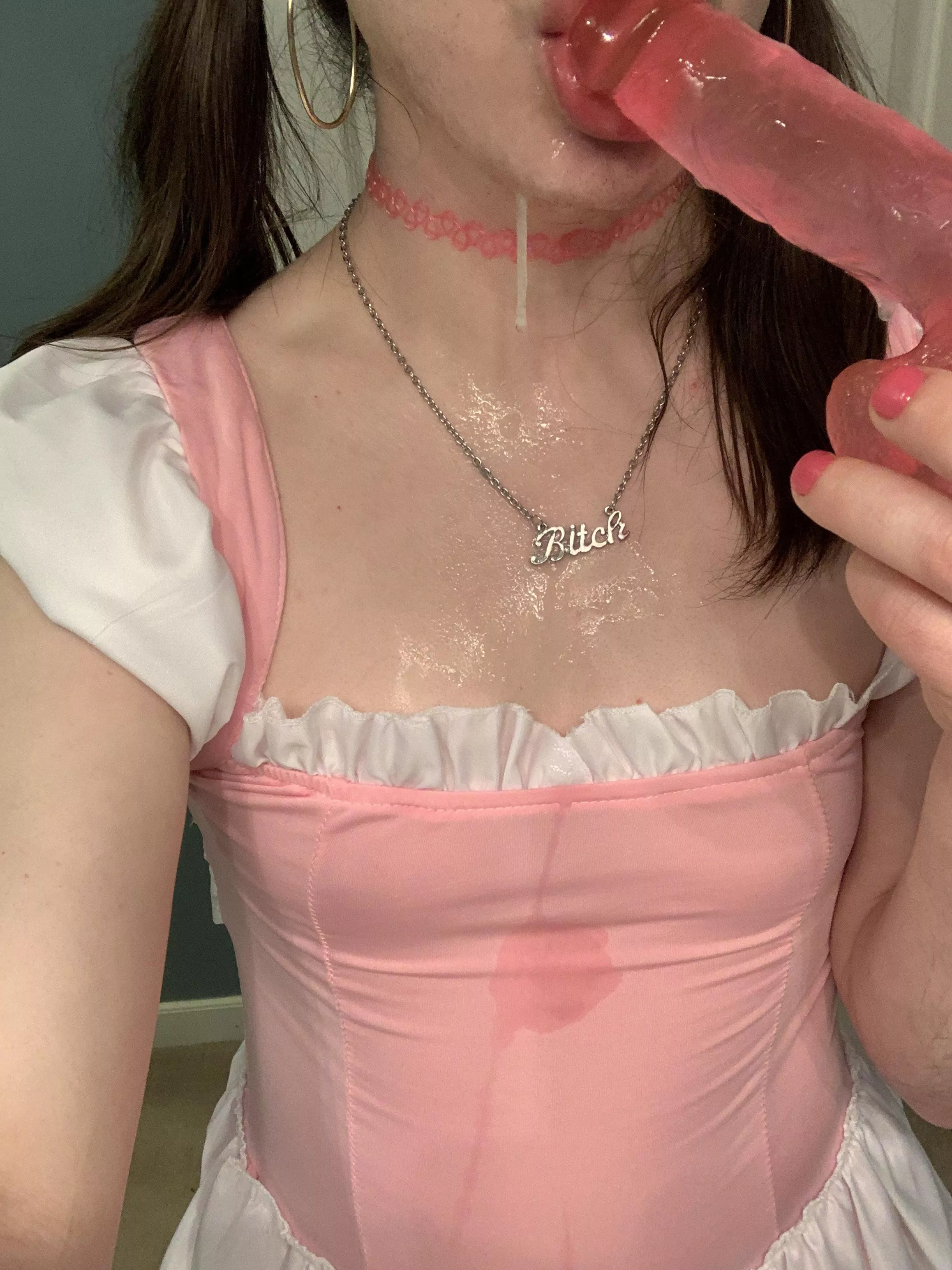 I’m ready for a cock to make me this messy