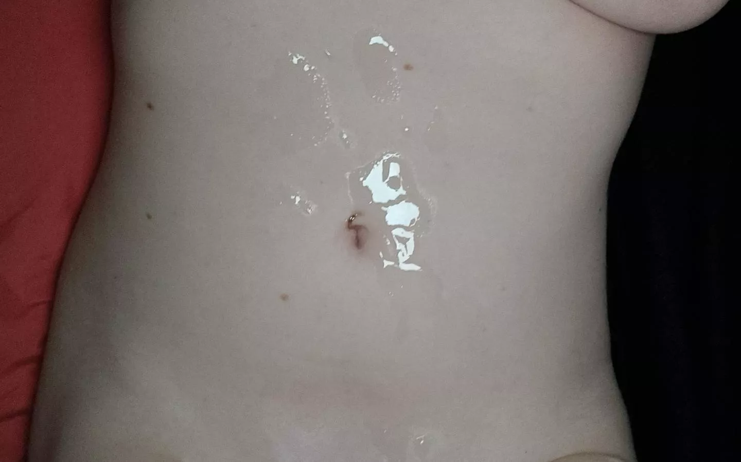 im so pale the cum is nearly invisible on me, but i hope you still like it..