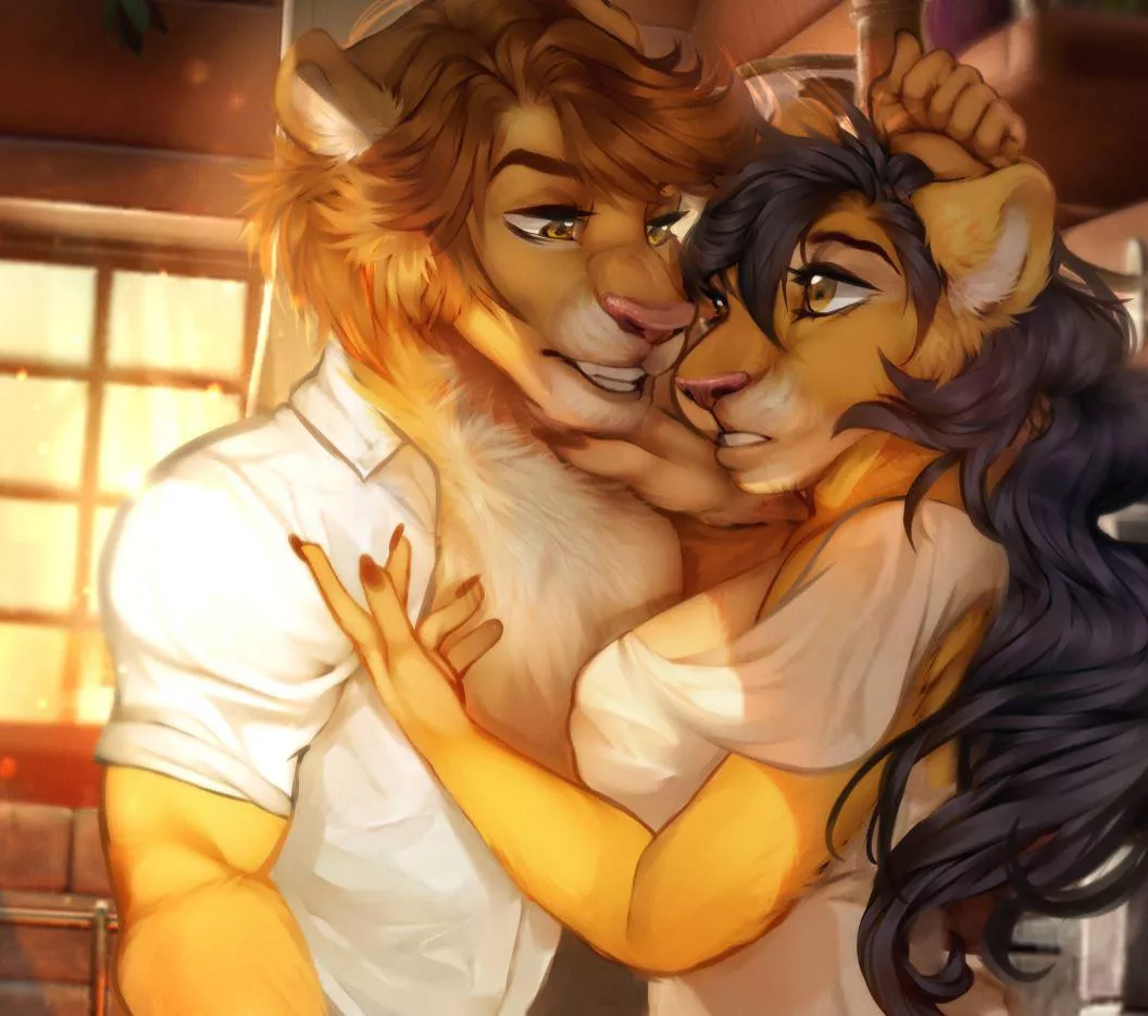 Im very excited to share the cover art i made for KittMouri's upcoming book! Very romantic and cozy, what do you think? <3 art by me @moonabel on FA