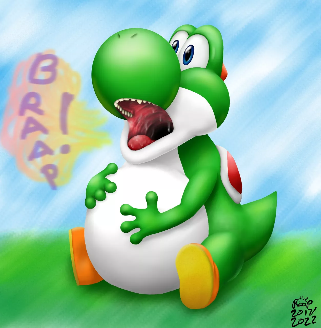 {image} Yoshi Burp (by me! the Roop)