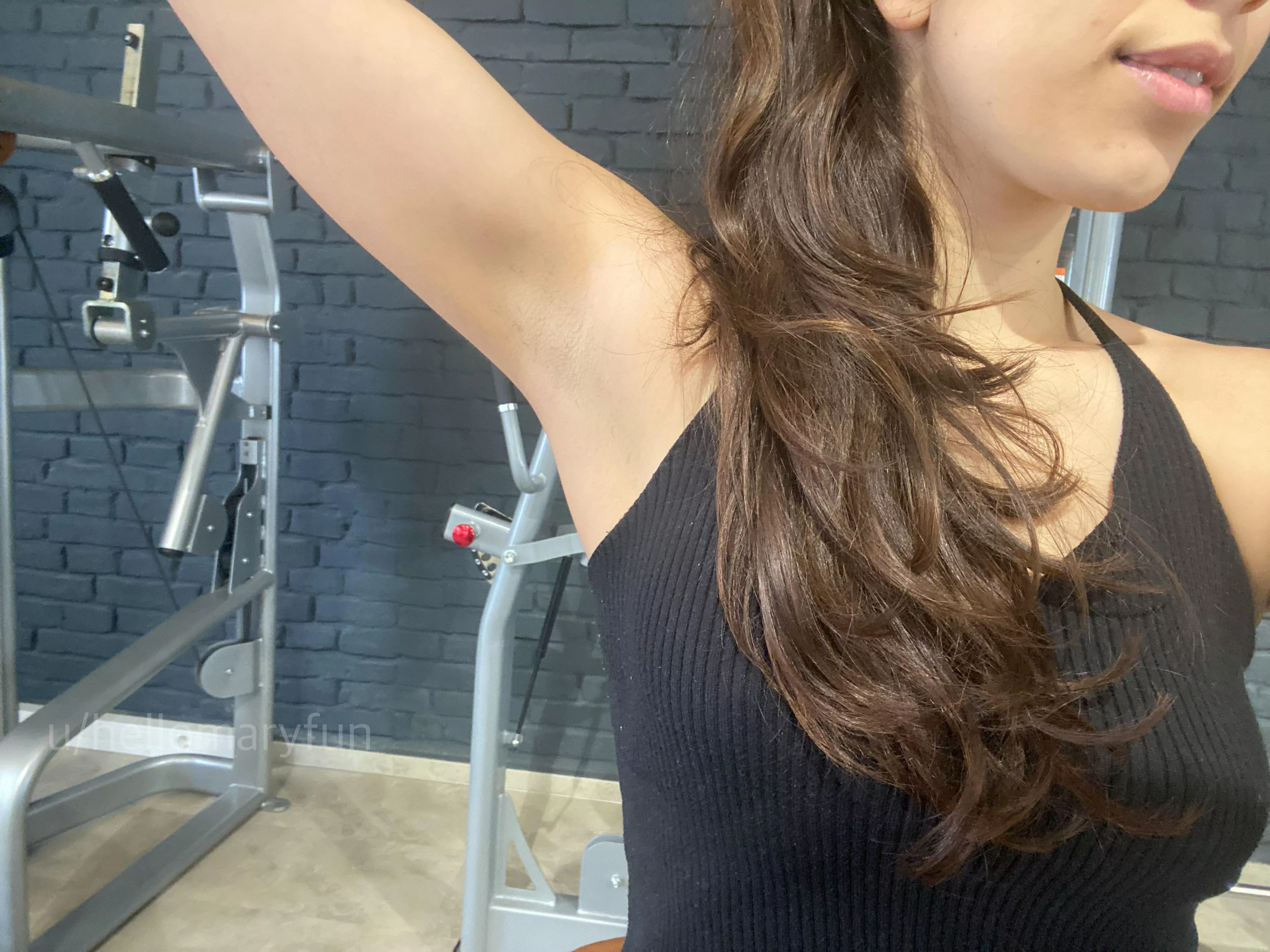 Imagine my sweaty armpit at the gym...