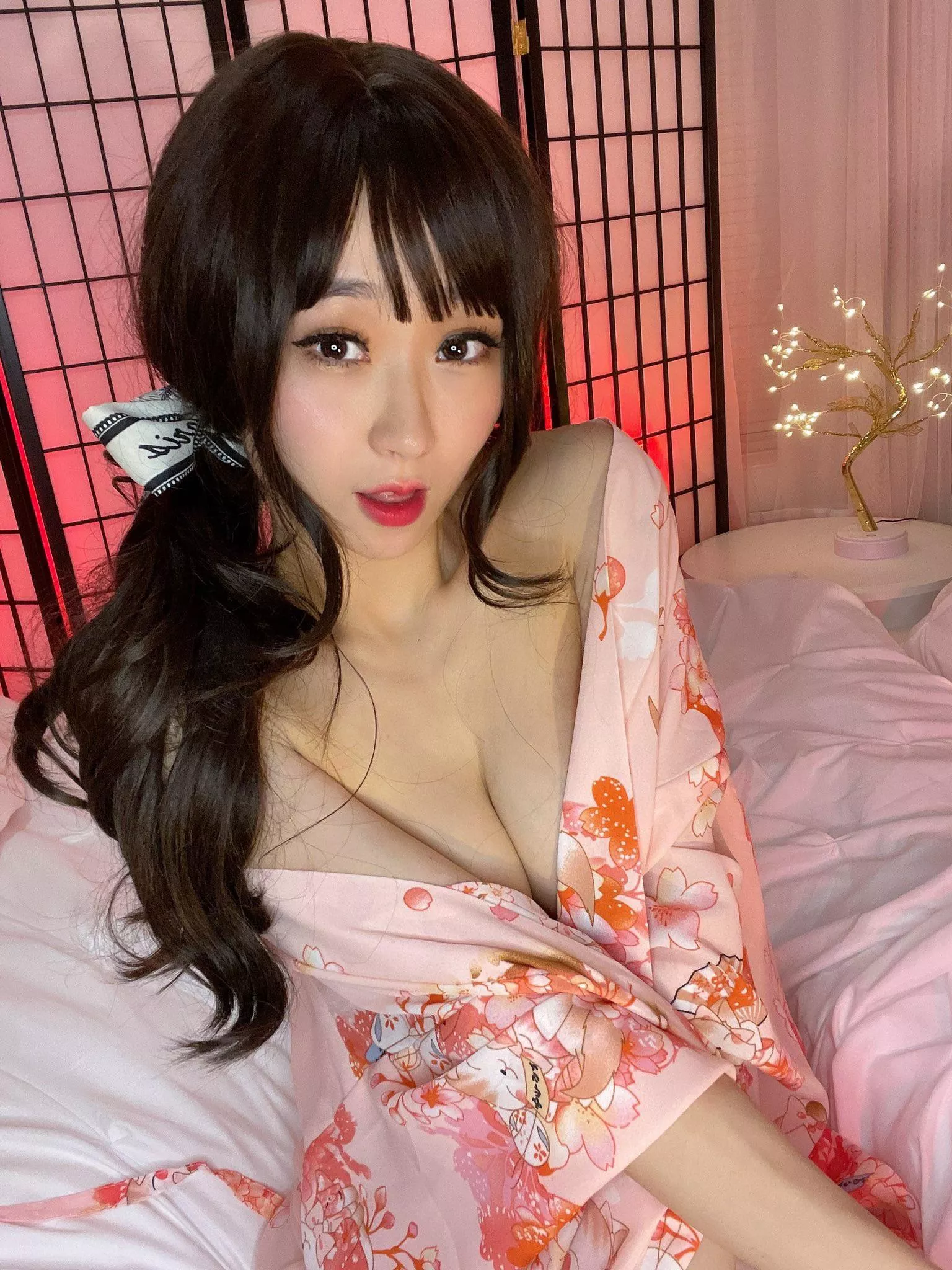 In a cute yukata