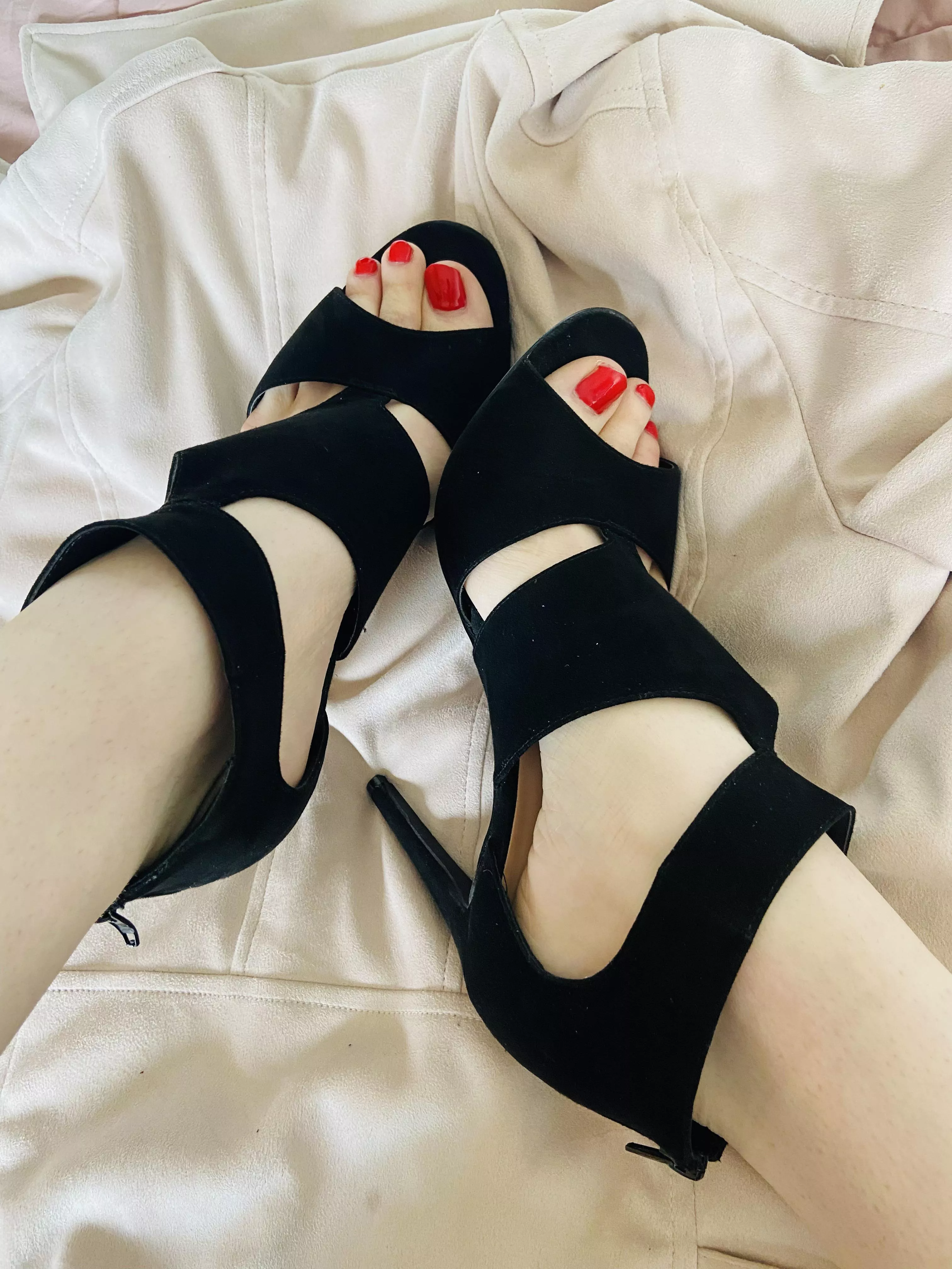 In my favourite heels