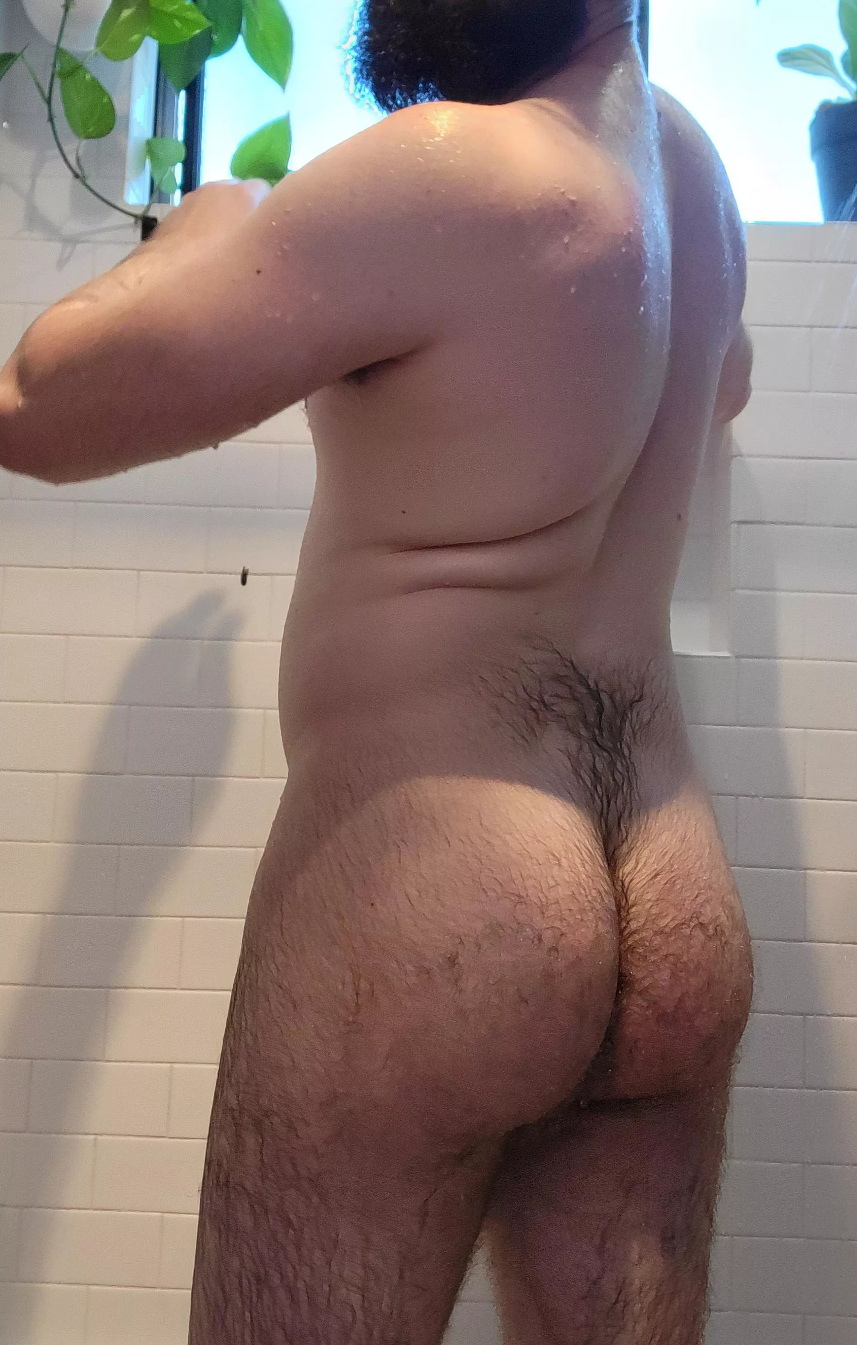 In the shower