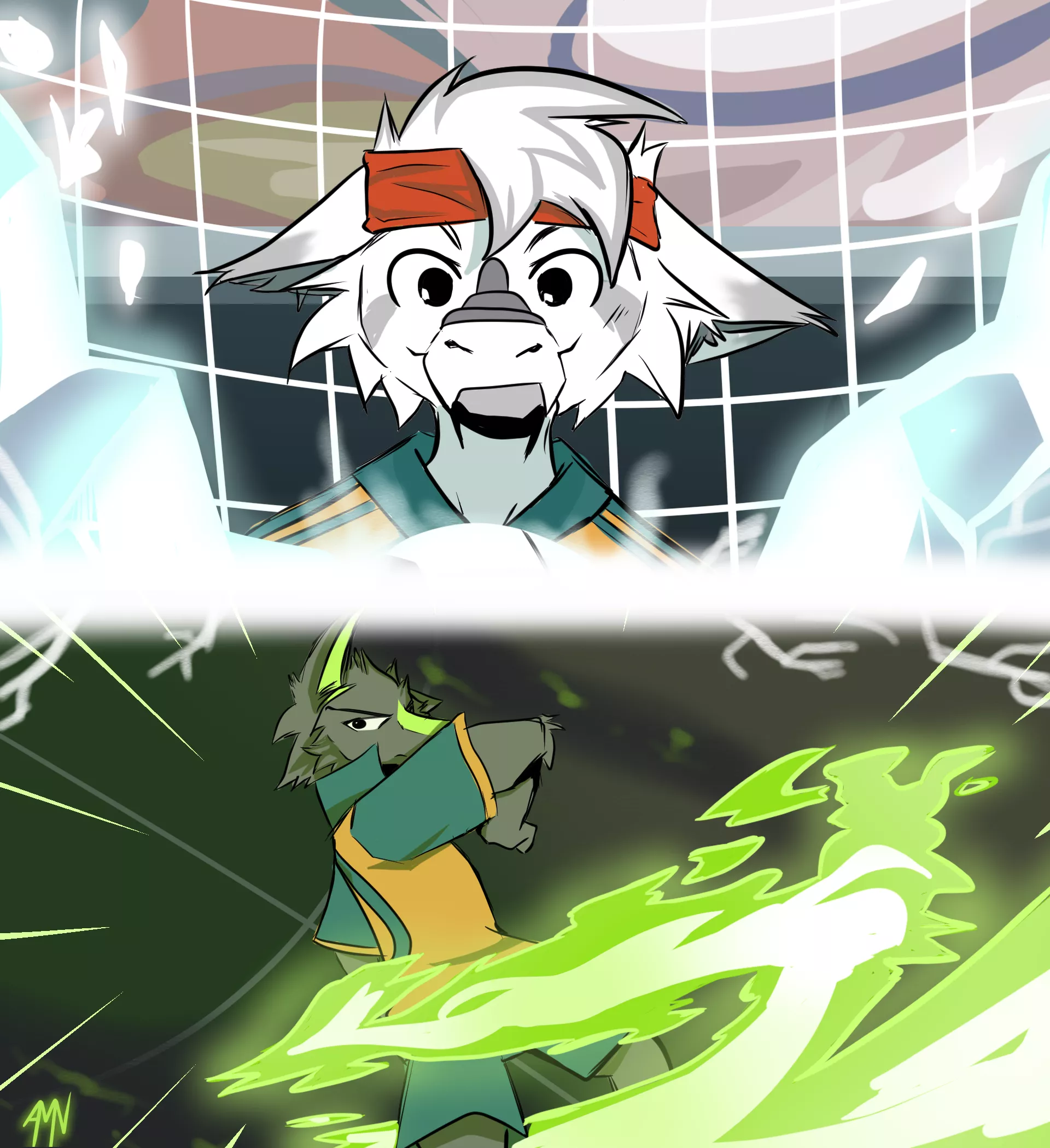 Inazuma eleven inspired drawing !