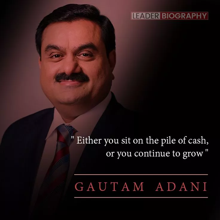 Indian billionaire Gautam Adani, who is Asia's richest man, started with just 100 rupees!!!.... He is an inspiration to us all!!....He is the inspiration behind Adani Green, which will solve the climate crisis!!!!!!