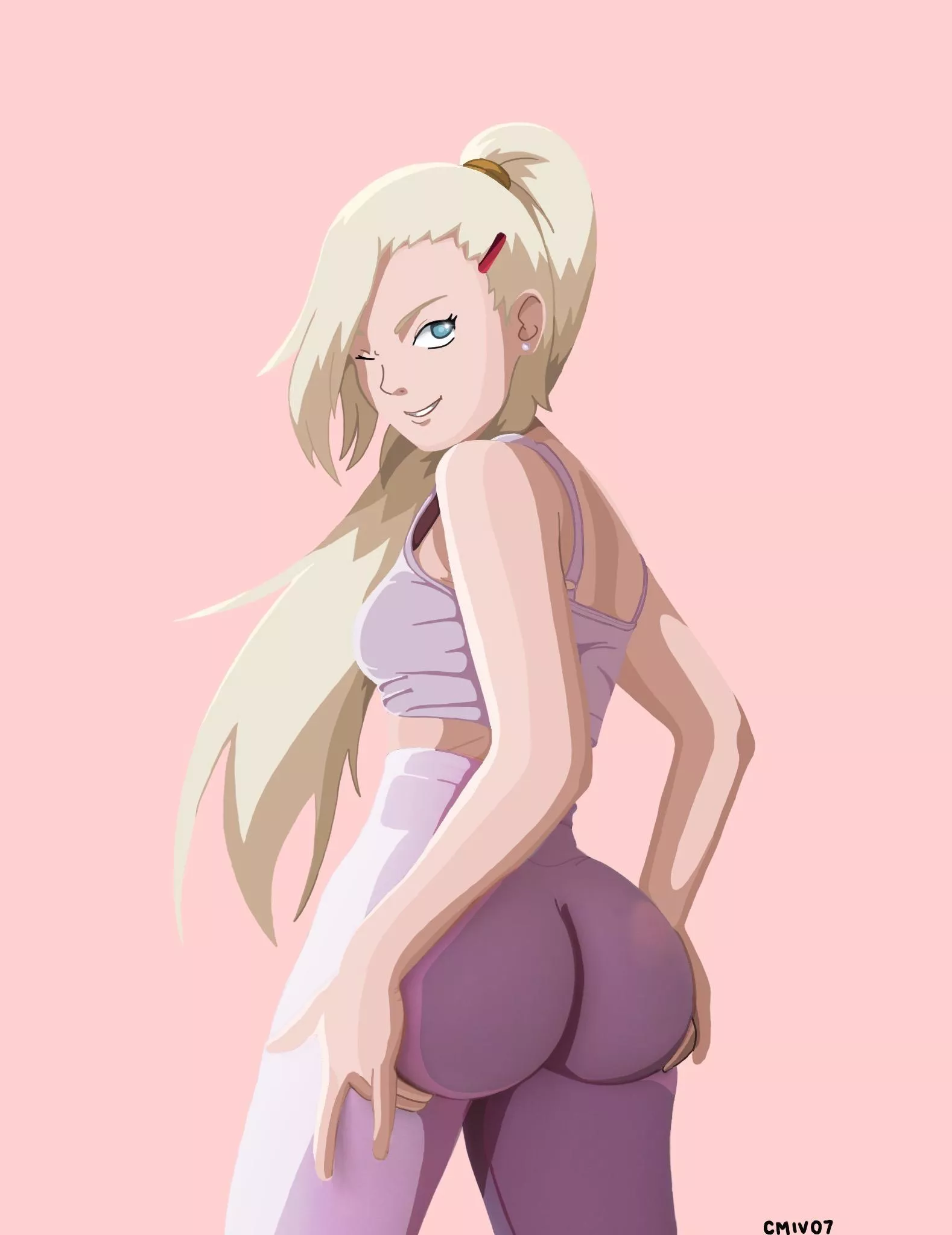 ino's booty in leggings