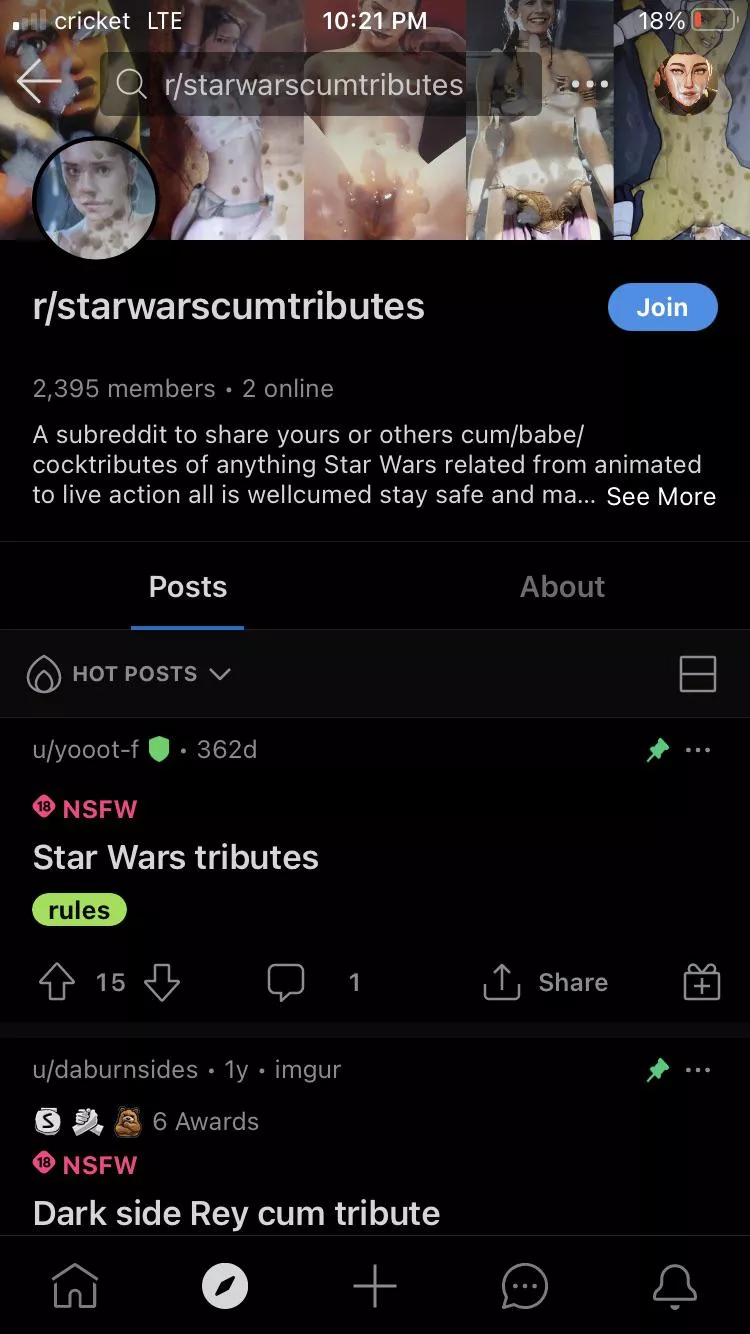 Interesting Star Wars sub I found kinda hot tho (Reddit)