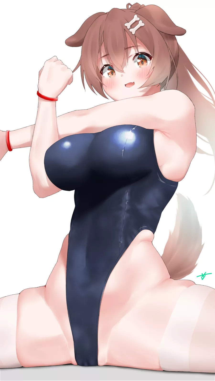 Inugami Korone Highleg Swimsuit (C@rbon) [Hololive]