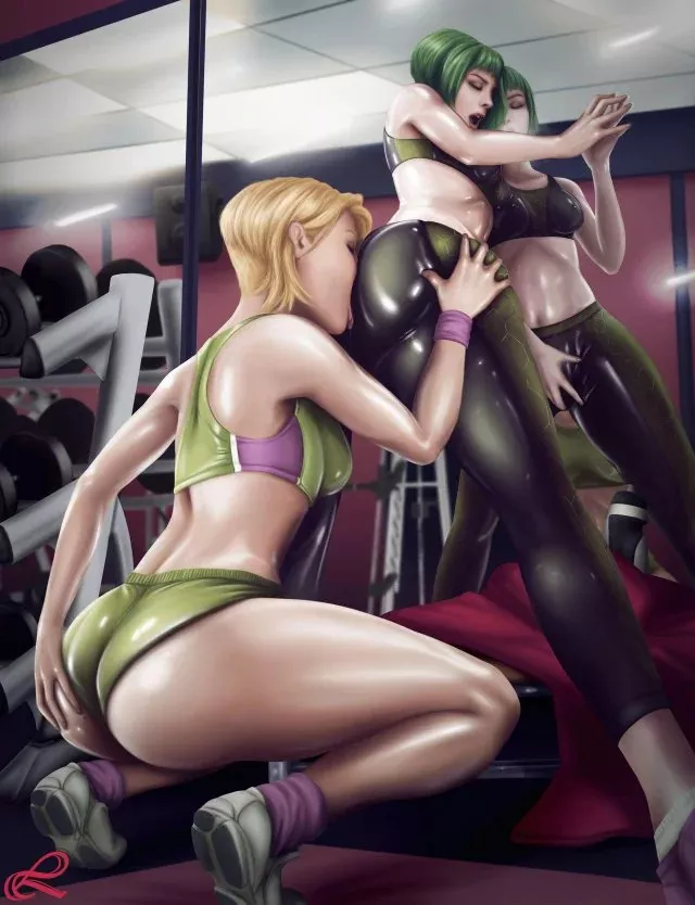 IQ and Ela at gym (Redenshi)