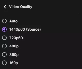 Is Twitch testing out 1440P?