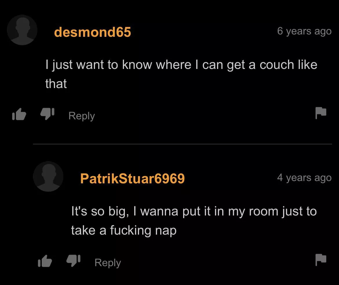 It’s a really nice couch