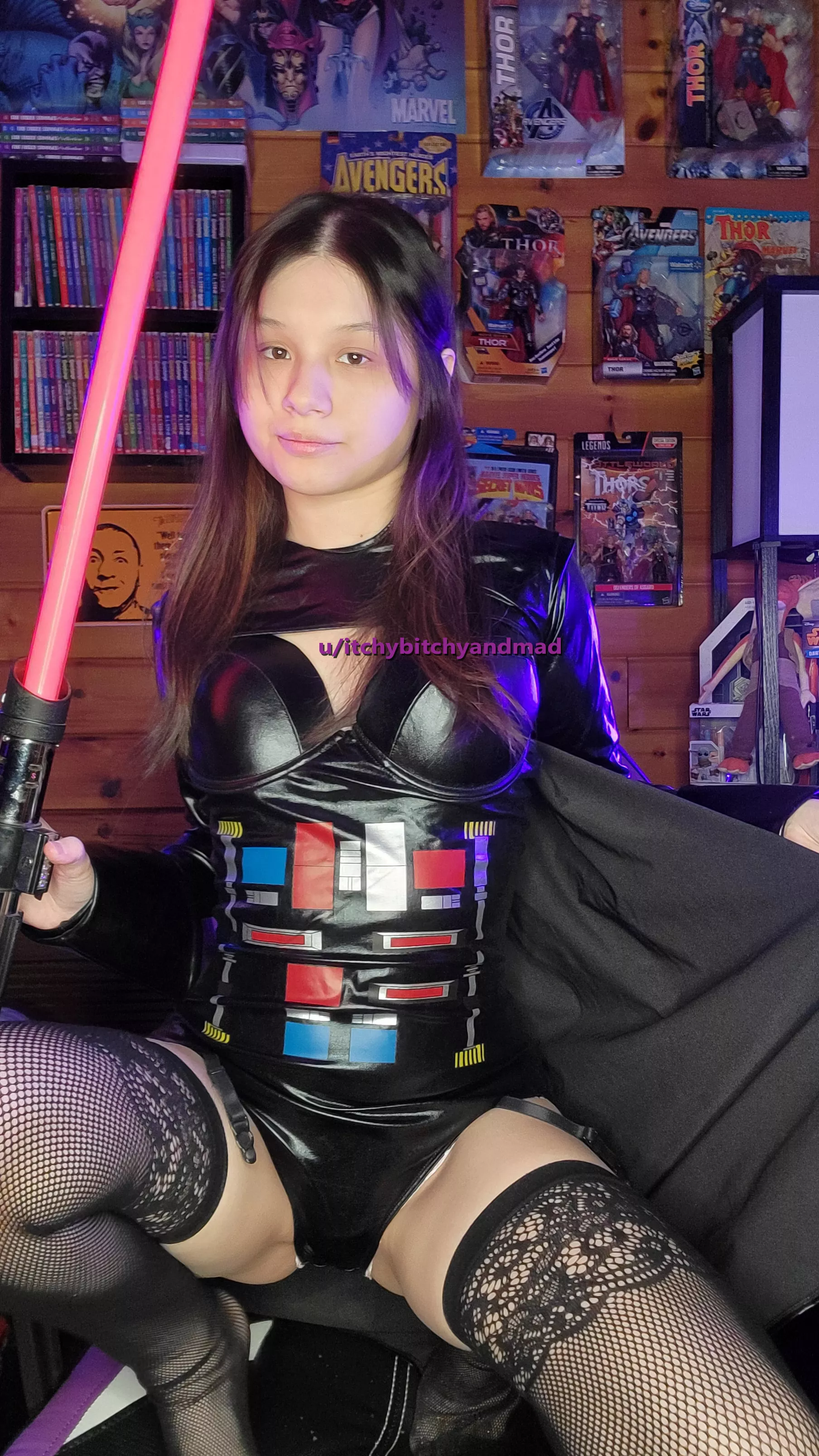 it's fun cosplaying, especially as sexy darth vader!